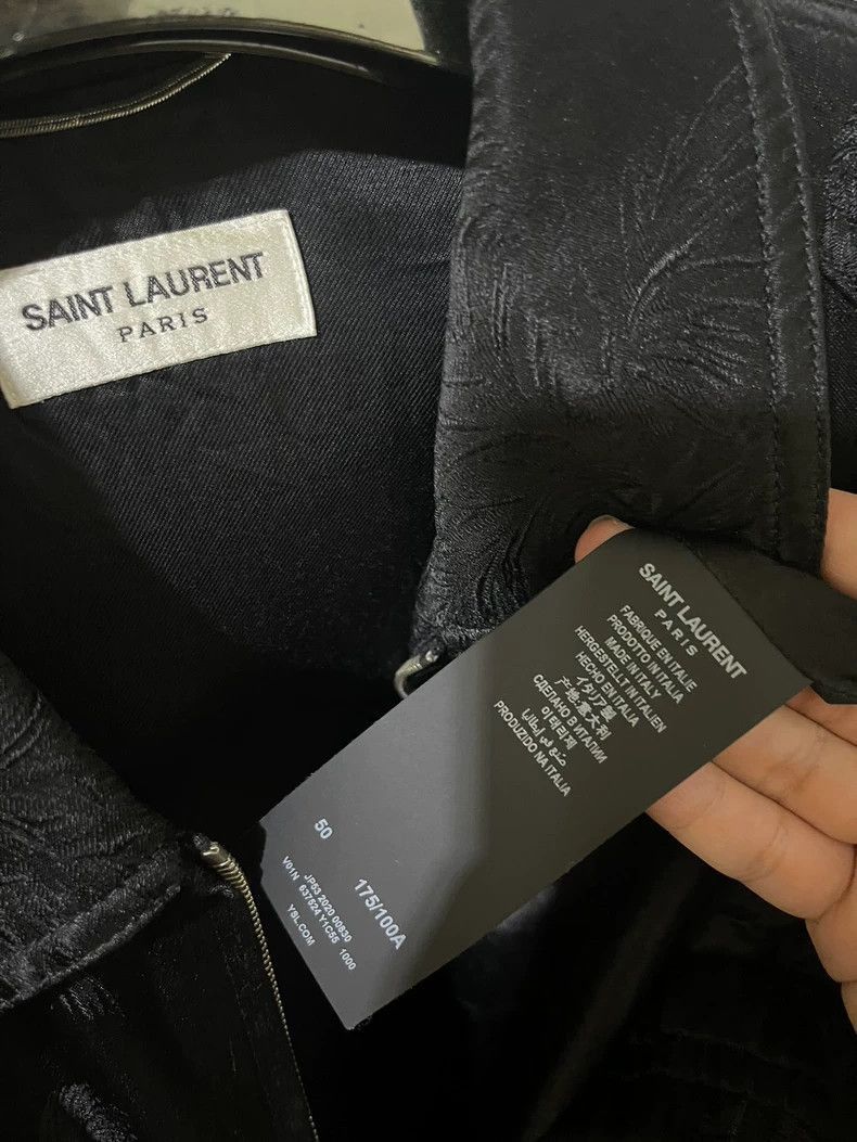Other Saint Laurent Black Silk Embroidered Jacket- Size US L / EU 52-54 / 3 - 5 Thumbnail