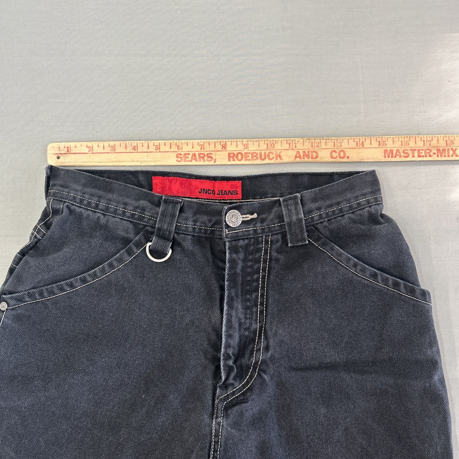JNCO VTG JNCO Embroidered Crown Royal Jeans 29x28 Womens Size 18 Size 40" / US 18 - 10 Thumbnail