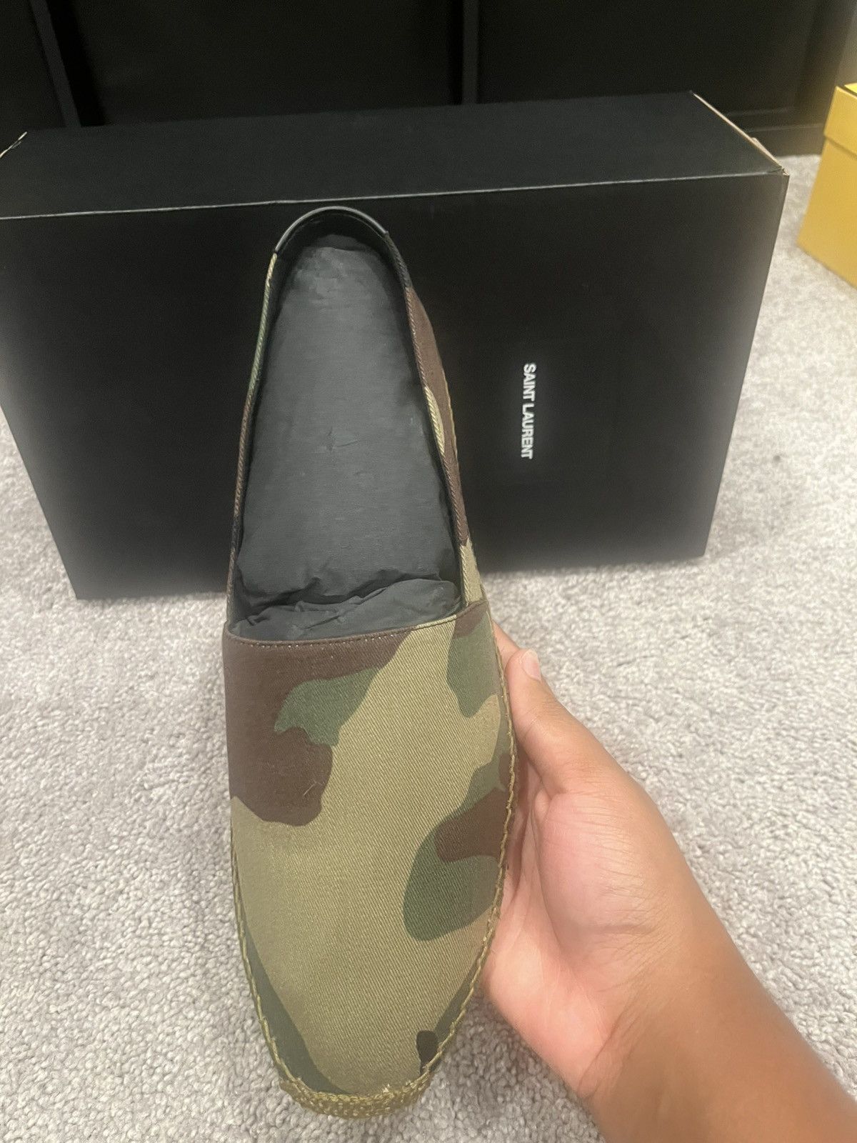Saint Laurent Paris Saint Laurent espadrille camoflague shoe Size US 11 / EU 44 - 5 Thumbnail