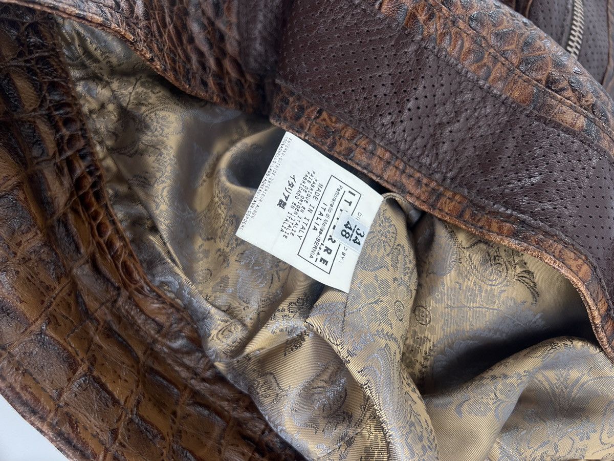 Dolce & Gabbana AW05 CROCODILE LEATHER JACKET Size US M / EU 48-50 / 2 - 9 Thumbnail