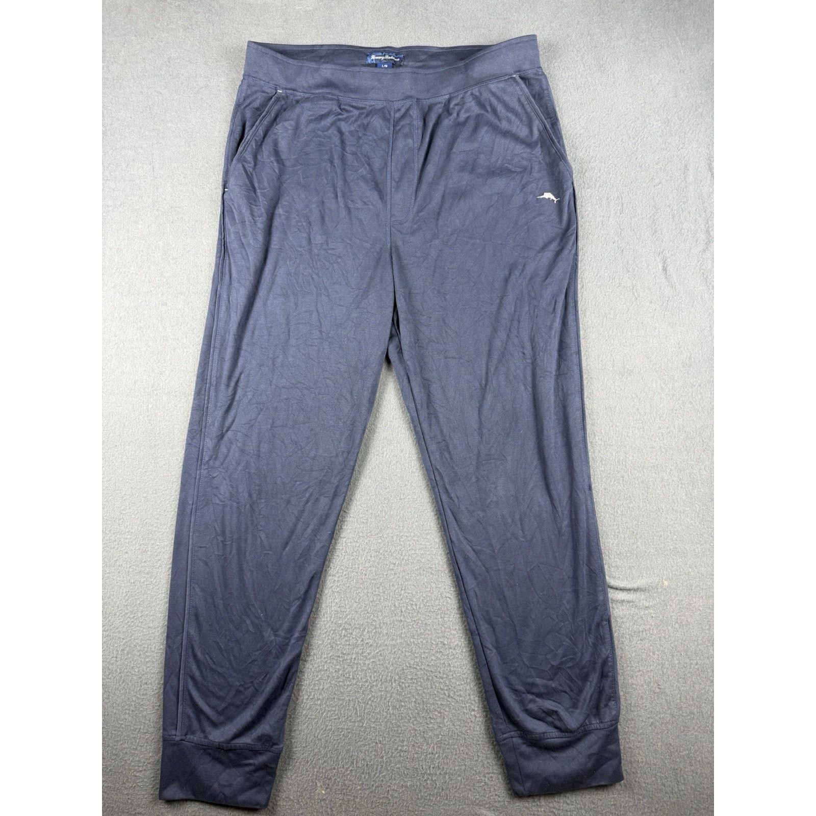 Tommy Bahama Tommy Bahama Jogger Pants Mens Large Navy Blue Stretch Size US 36 / EU 52 - 1 Thumbnail