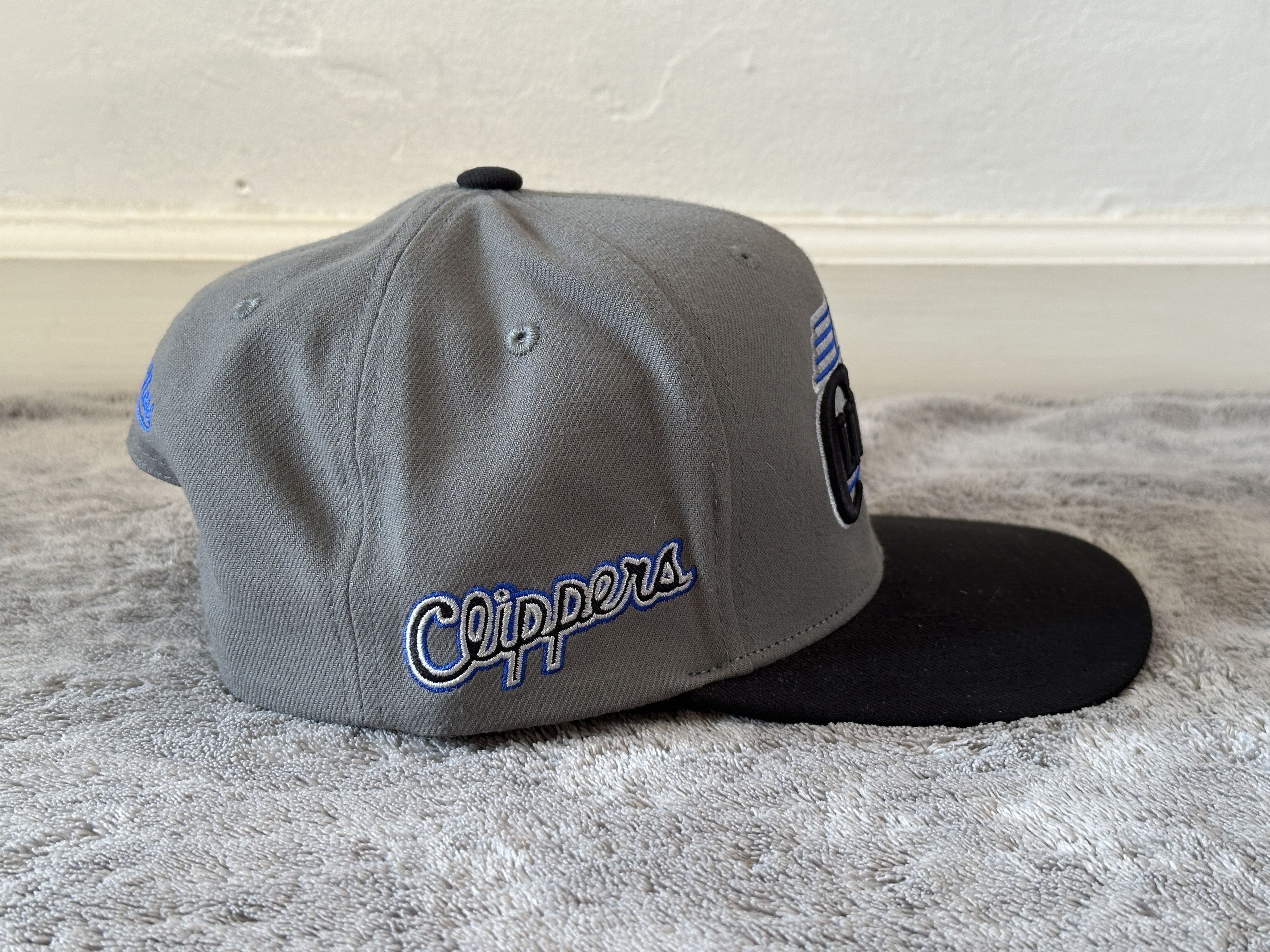 Mitchell & Ness Mitchell & Ness LA Clippers Snapback - Charcoal/Black Size ONE SIZE - 2 Thumbnail