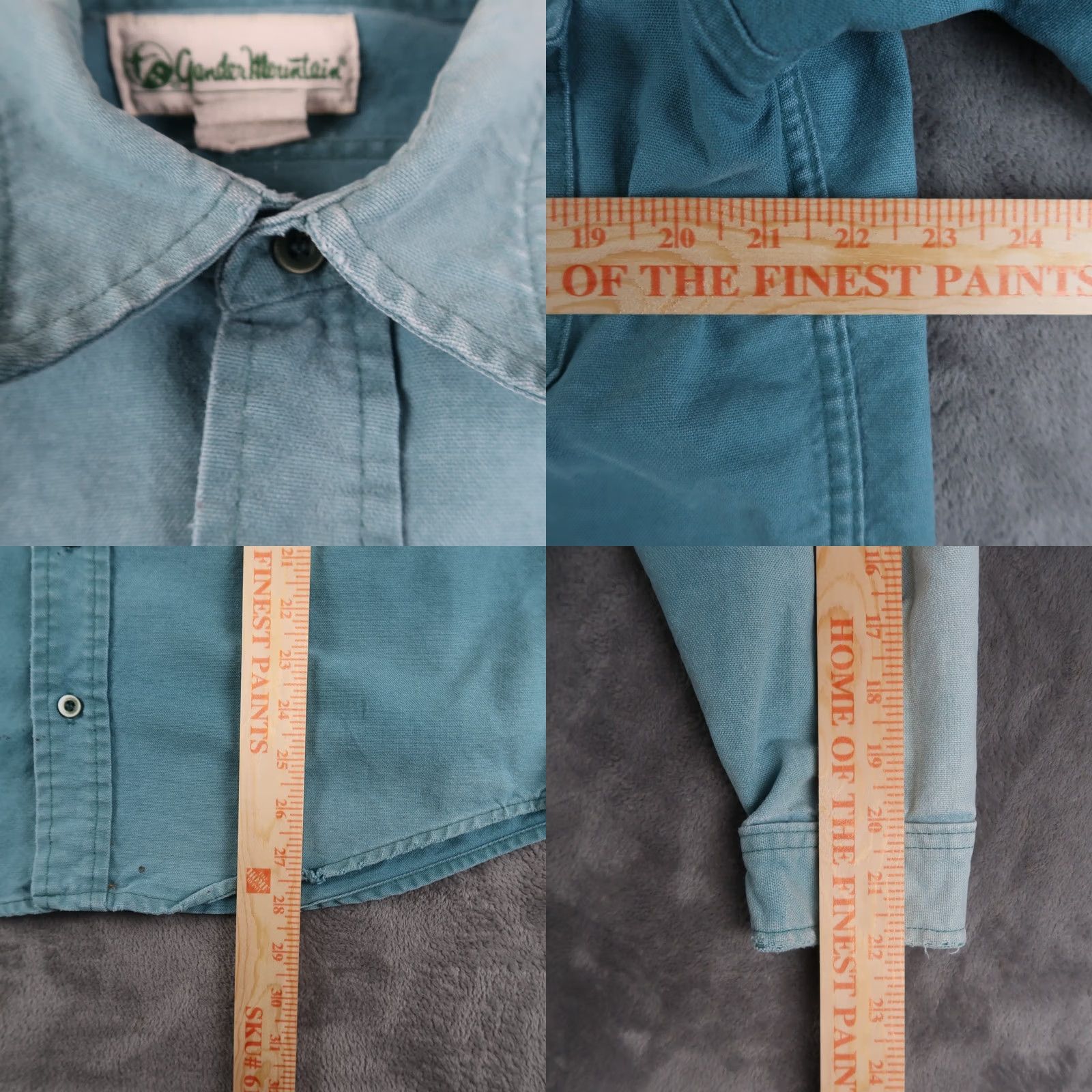 Vintage VINTAGE Gander Mountain Shirt Mens L Blue 90s Hunting Collared Button-Up Twill Cotton Long Sleeve Size US L / EU 52-54 / 3 - 8 Thumbnail