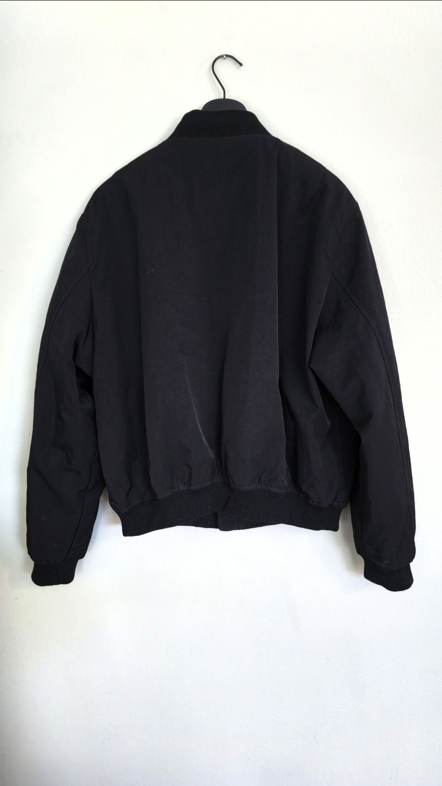 Moschino Moschino Black Insulated Bomber Jacket Size US L / EU 52-54 / 3 - 2 Thumbnail
