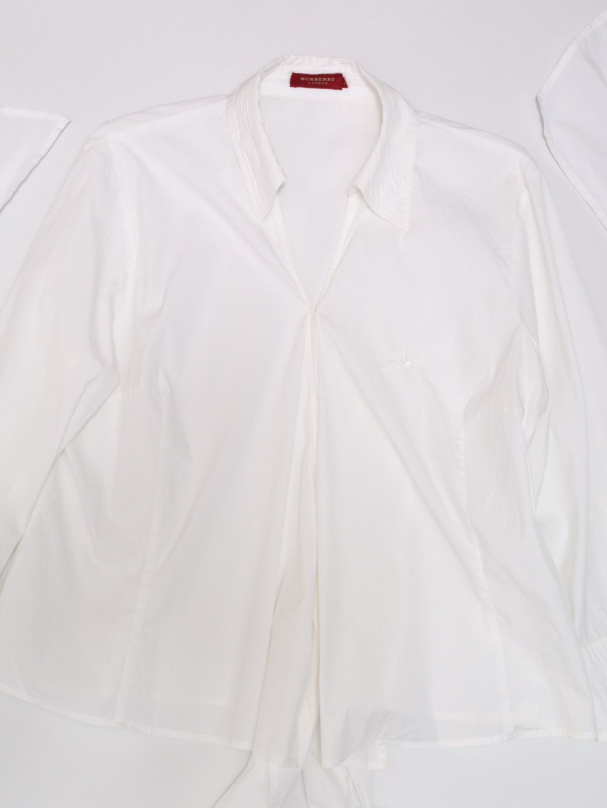 Burberry Burberry Red Label White Shirt With Ultra Long Belts Size L / US 10 / IT 46 - 7 Thumbnail