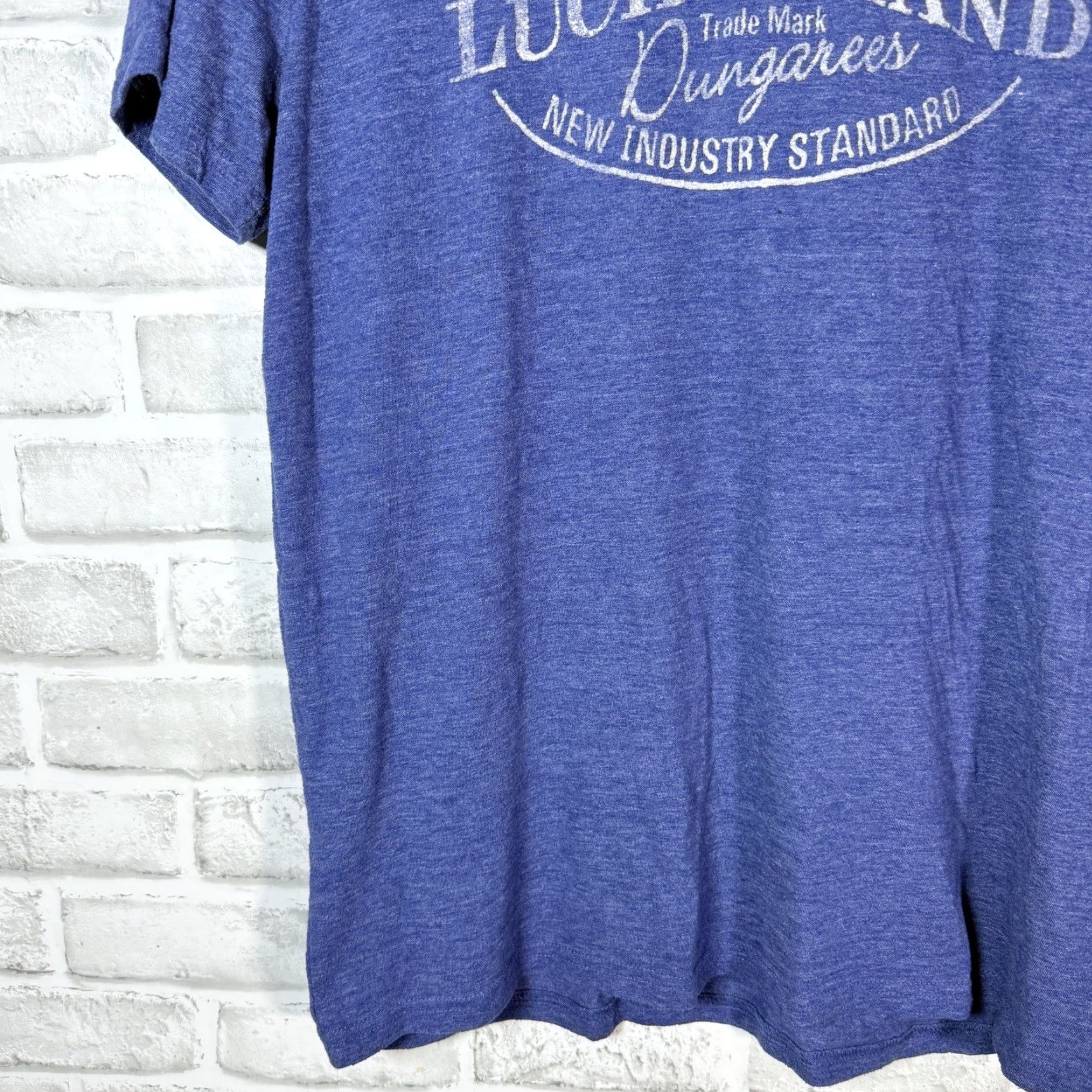 Lucky Brand Lucky Brand Blue Polyester Blend Graphic Tee Mens Size M Size US M / EU 48-50 / 2 - 3 Thumbnail