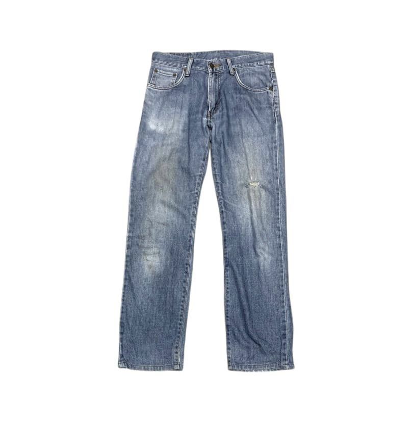 Edwin Vintage Edwin Straight Faded Blue Jeans Size US 31 - 1 Thumbnail