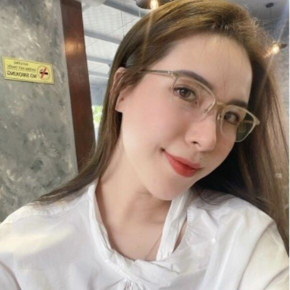 Montblanc Montblanc MB0234OK 001 Eyeglasses Gold 52mm Square Frame Size ONE SIZE - 5 Thumbnail