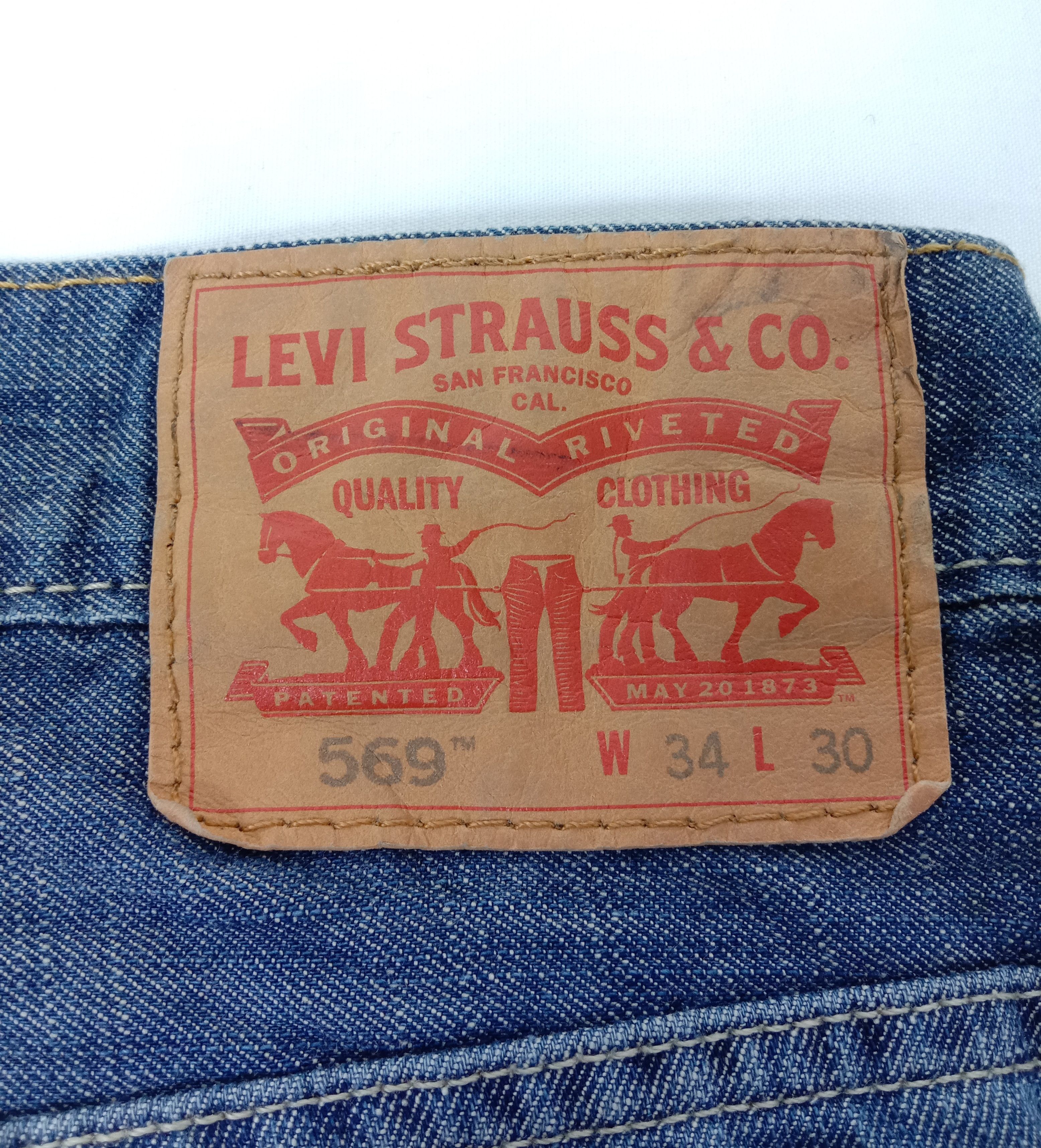 Levi's Vintage Levi's 569 Jeans Loose Straight Denim Size US 34 / EU 50 - 15 Thumbnail