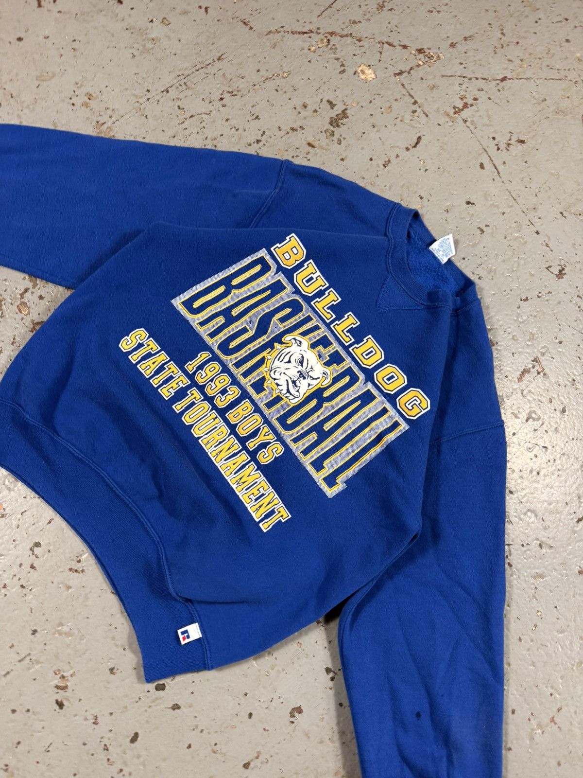 Russell Athletic Vintage 1993 Russell Athletics Bulldogs Basketball Sweater Size US M / EU 48-50 / 2 - 2 Thumbnail