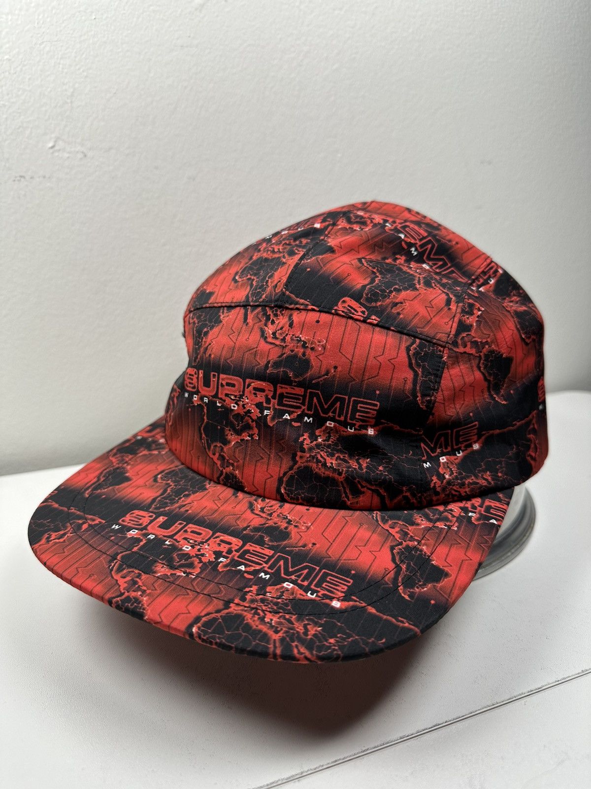 Supreme Supreme World Famous Taped Seam Camp Cap Hat Size ONE SIZE - 4 Thumbnail