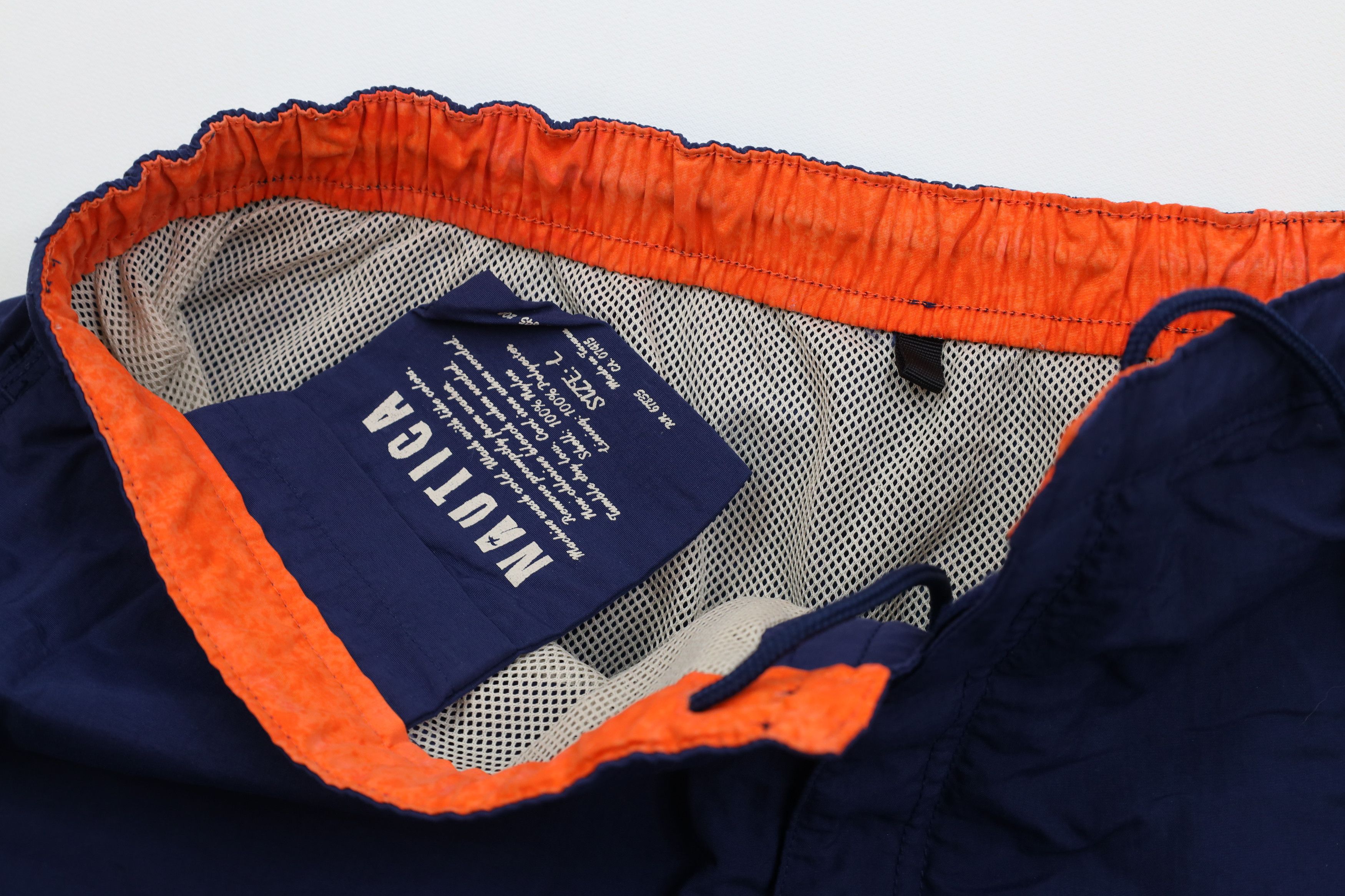 Nautica Vintage 90s Nautica Above Knee Lined Shorts Swim Trunks Size US 34 / EU 50 - 8 Thumbnail