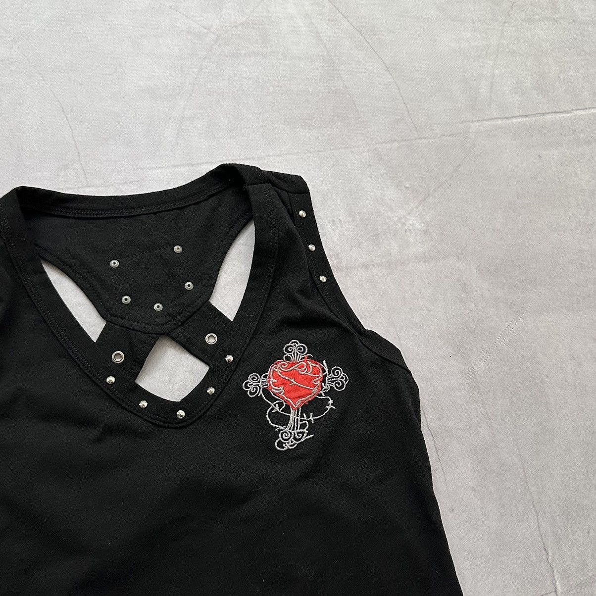 Hysteric Glamour Y2K Cross Heart Hysteric Glamour Mad Punk Vibe Tank Top Size M / US 6-8 / IT 42-44 - 8 Thumbnail