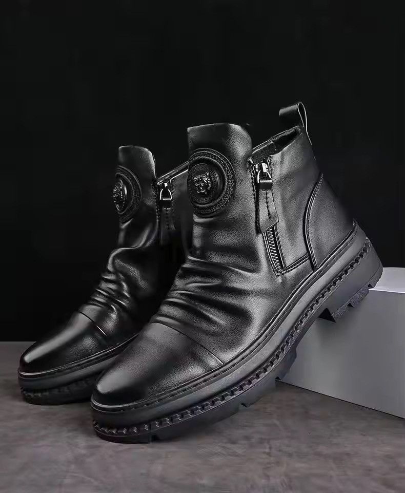 Japanese Brand Pu Leather Ankle Boots Size US 8 / EU 41 - 4 Thumbnail