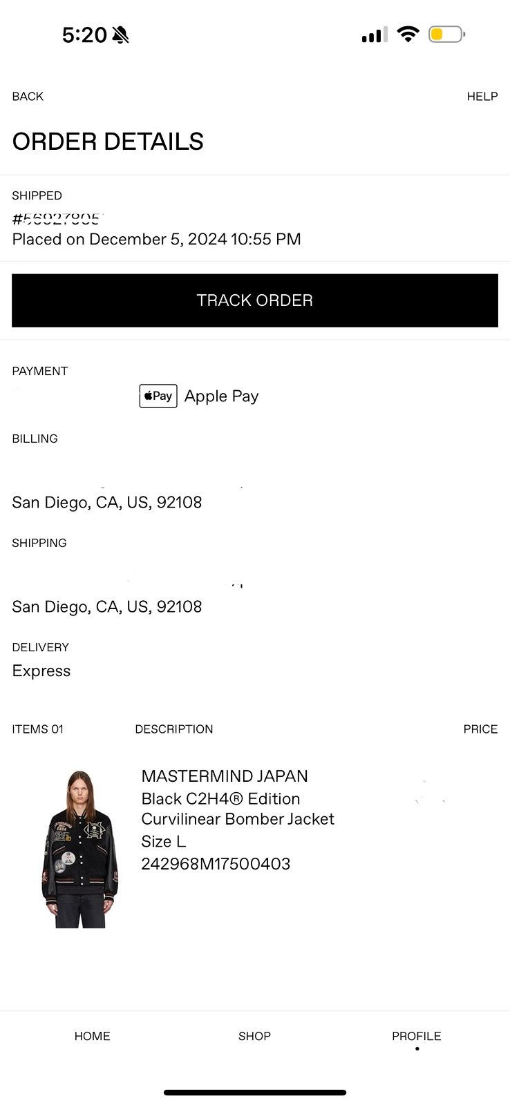 C2H4 × Mastermind Japan MASTERMIND X C2H4 Varsity Size US L / EU 52-54 / 3 - 9 Thumbnail