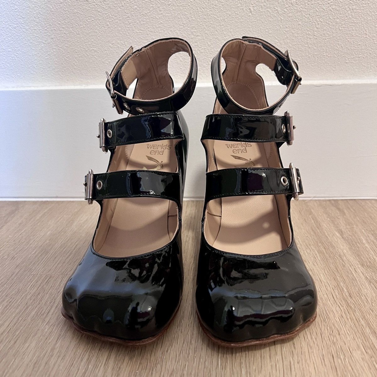 靴 Vivienne Westwood ANIMALTOE 3STRAPS UK4 Animal Toe Three-Strap Shoe