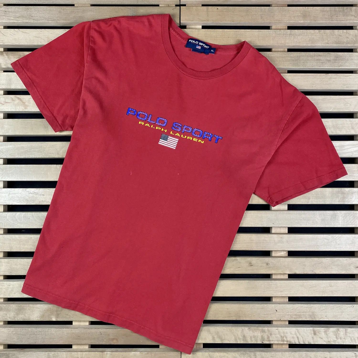 Polo Ralph Lauren Mens T-Shirt Polo Sport Ralph Lauren Vintage Size XL Size US XL / EU 56 / 4 - 1 Thumbnail