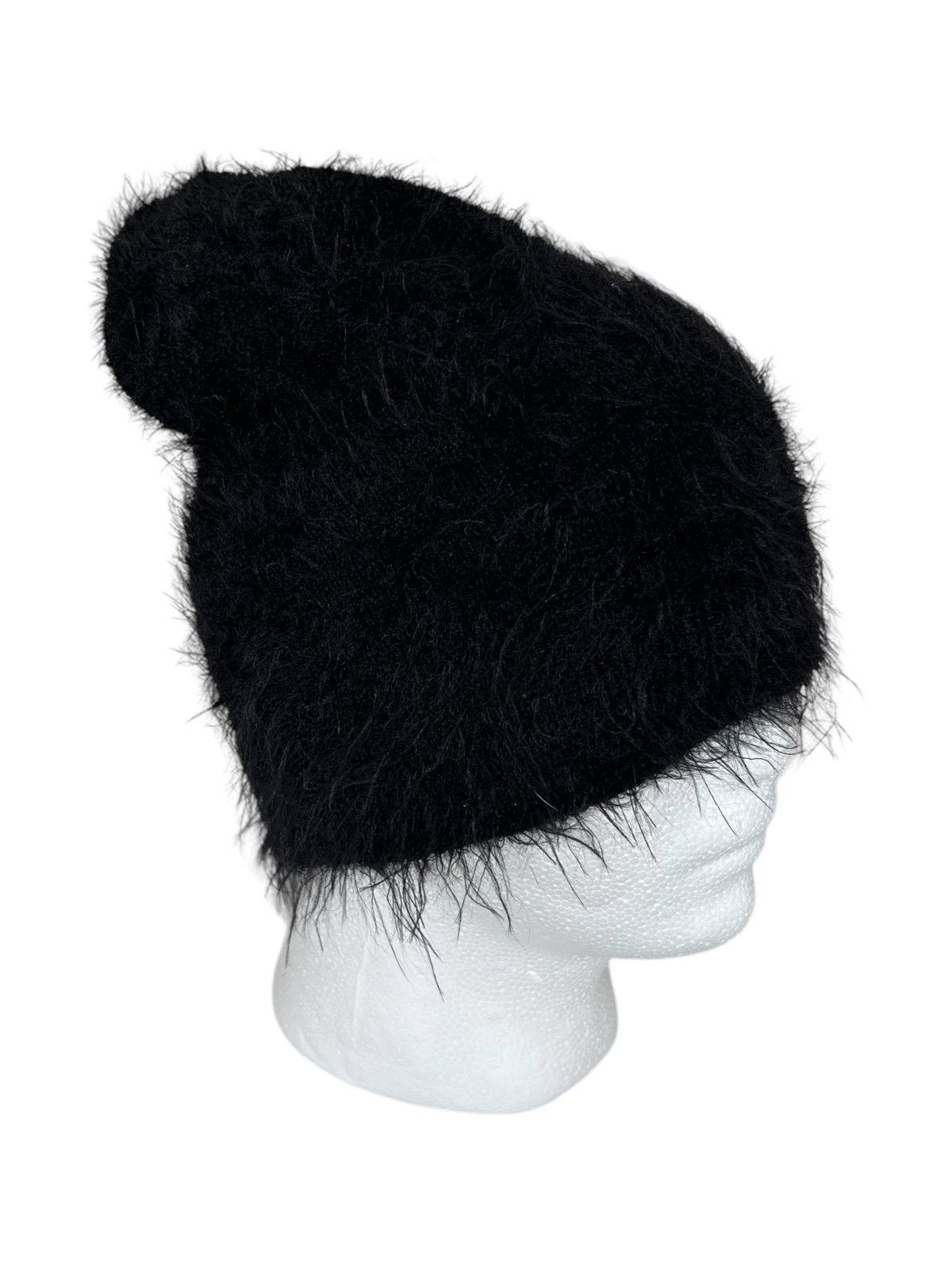 14th Addiction Murua Punk Bondage style Mohair Fur Mohawk Beanie Hats Size ONE SIZE - 3 Thumbnail