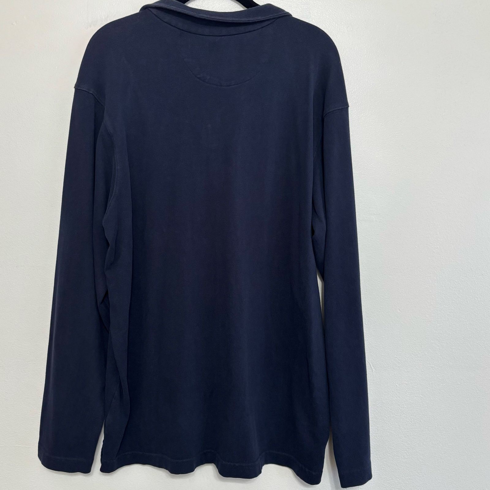 Chaps Chaps Navy Quarter Zip Pullover Mock Neck Size Large Size US L / EU 52-54 / 3 - 2 Thumbnail