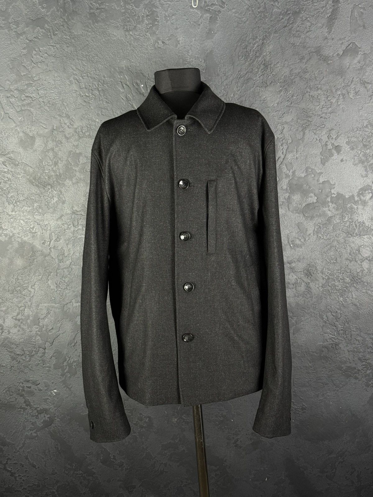 Bogner BOGNER Virgil Wool Cashmere Solid Black OverShirt Jacket Size US S / EU 44-46 / 1 - 5 Thumbnail