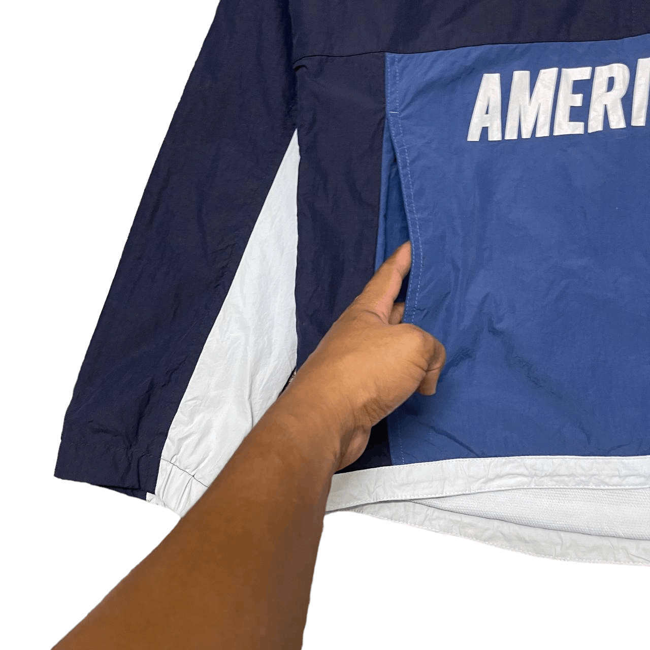 American Eagle Outfitters Vintage American Eagle Anorak Hooded Jacket Size US L / EU 52-54 / 3 - 3 Thumbnail