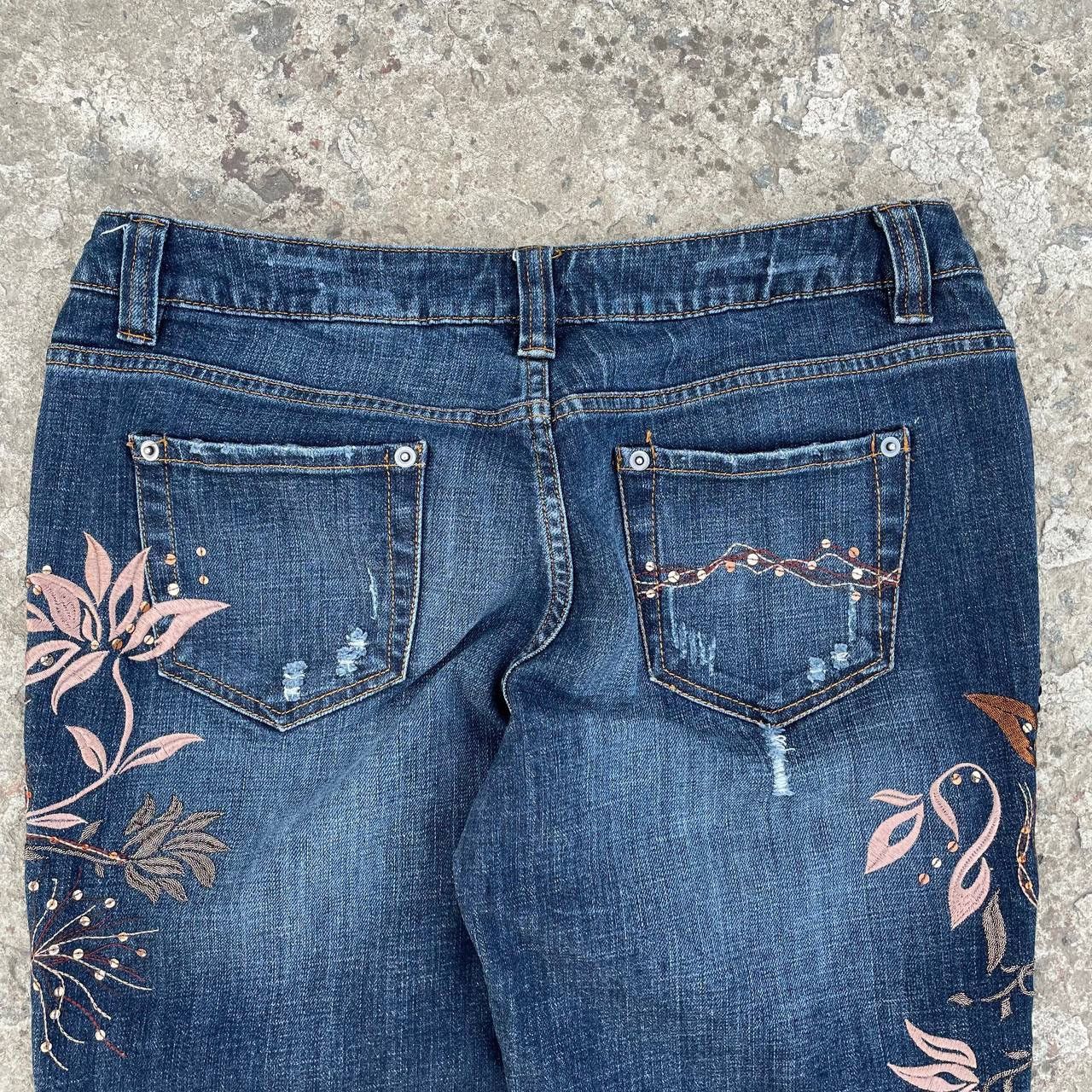 NEXT Vintage Japanese Style Next Petite Baggy Y2K 00s UsA Jeans Size 32" / US 10 / IT 46 - 11 Thumbnail