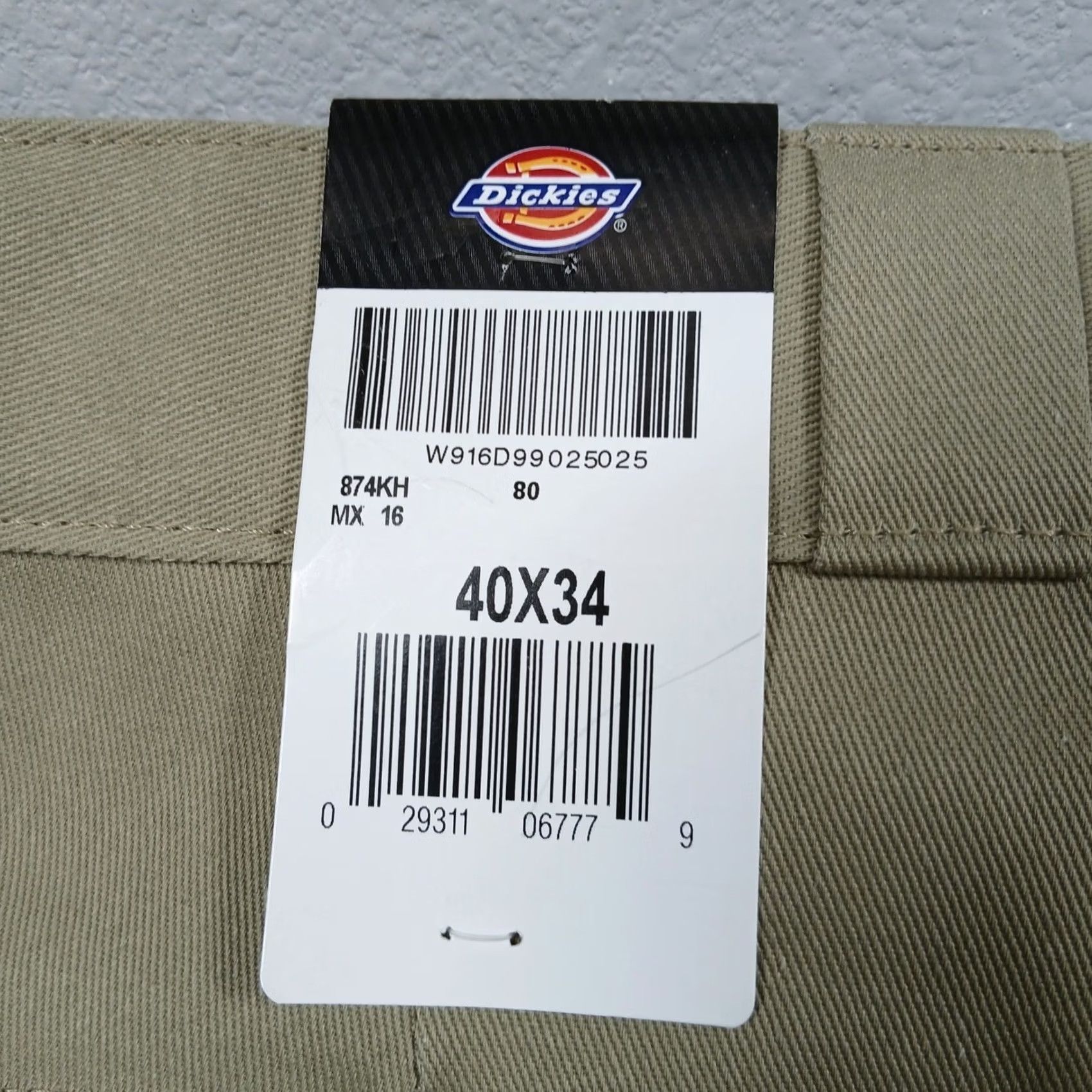 Dickies * Dickies 874 Original Fit Work Pants Mens - Khaki Tan Workwear - New NWT - Construction Size US 40 / EU 56 - 7 Thumbnail