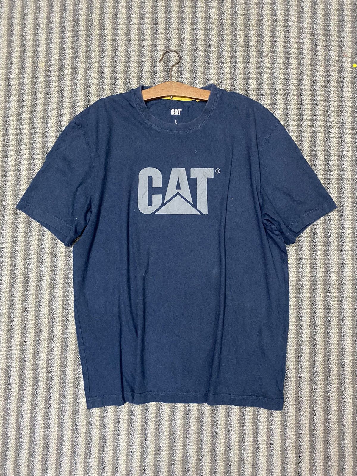 Caterpillar Caterpillar blue yellow tshirt Size US L / EU 52-54 / 3 - 1 Thumbnail