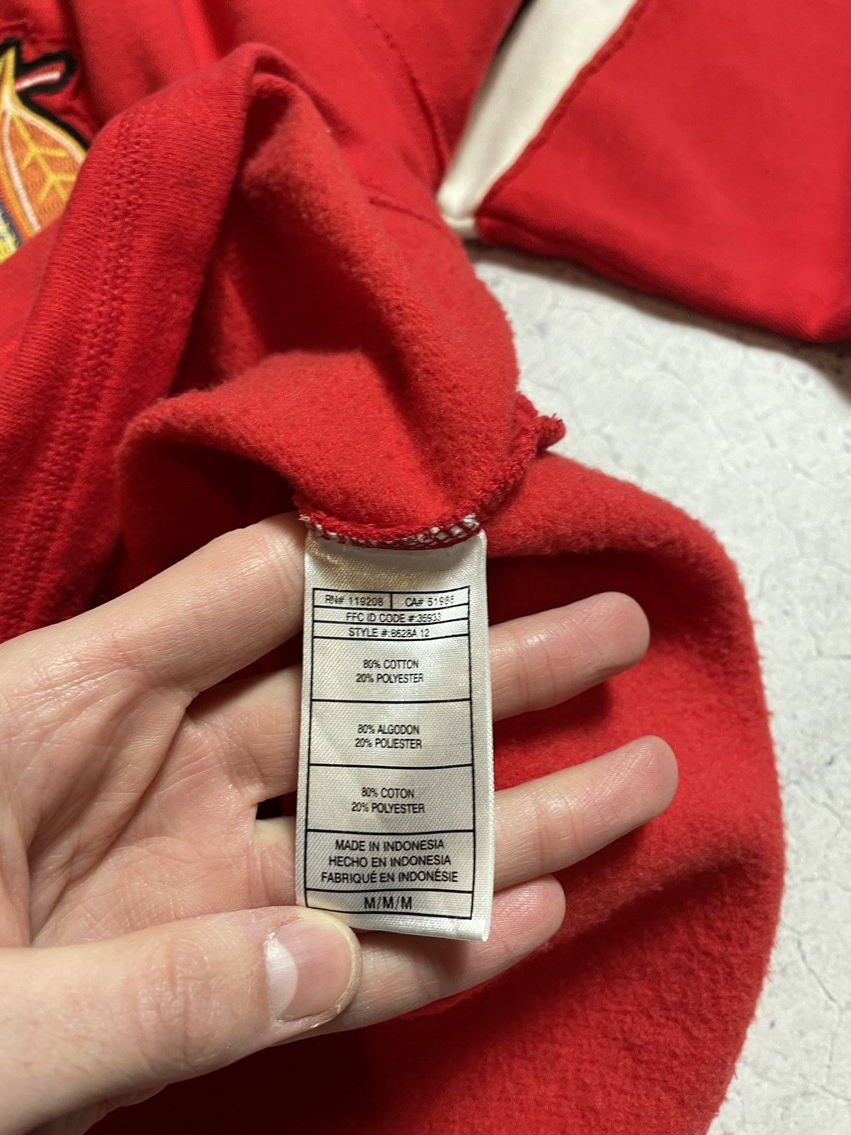 Ccm × NHL Vintage Chicago Blackhawks Hockey Jersey NHL Hoodie Big Logo Size US M / EU 48-50 / 2 - 11 Thumbnail