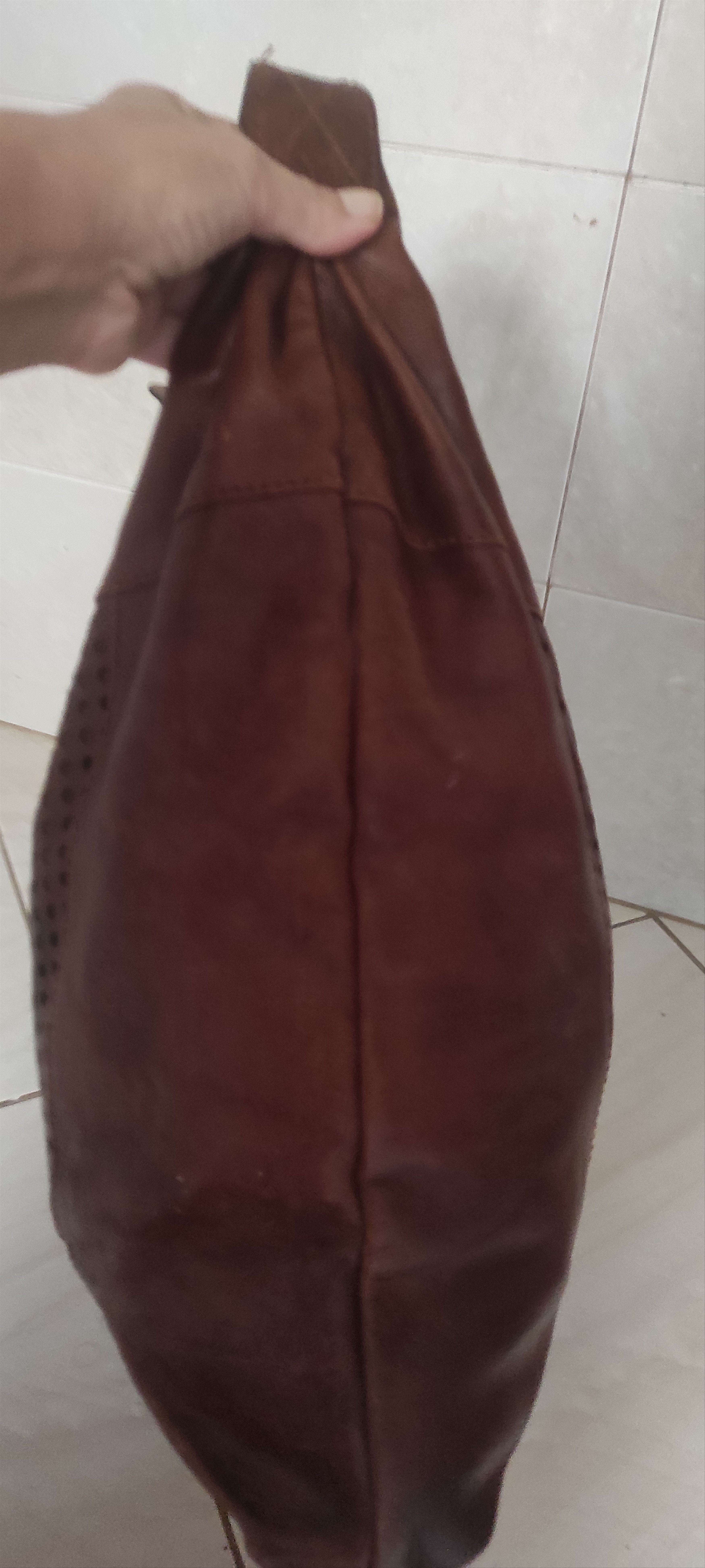 Etienne Aigner Etienne Aigner 70s Woven Leather Top Handle Travel Bag Size ONE SIZE - 8 Thumbnail