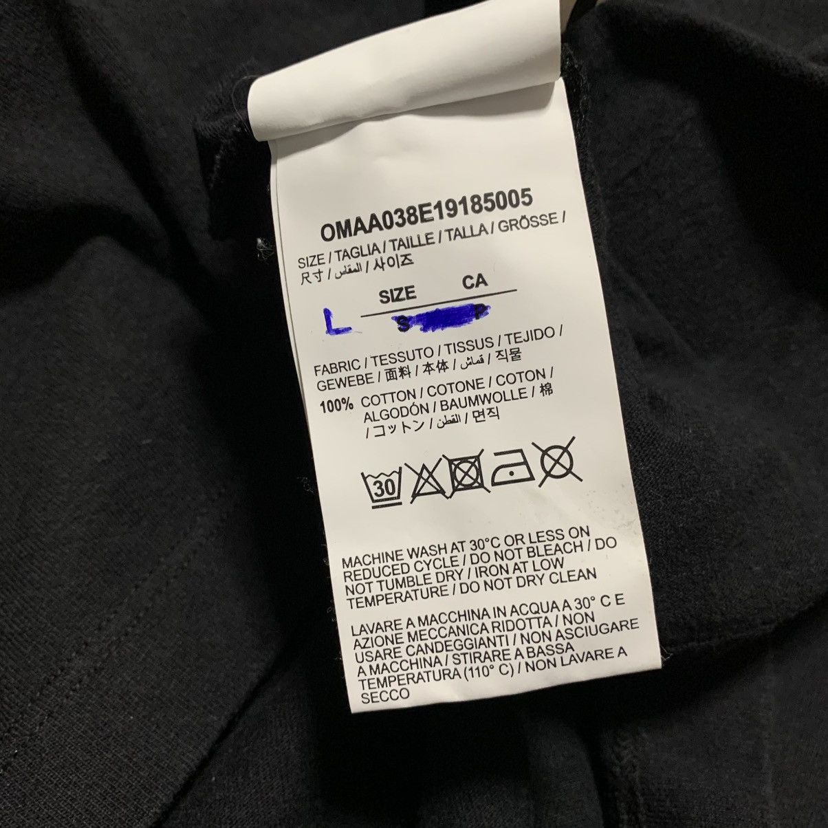 Off-White Off White Large Mariana De Silva Black Tee Virgil Abloh Size US L / EU 52-54 / 3 - 7 Thumbnail