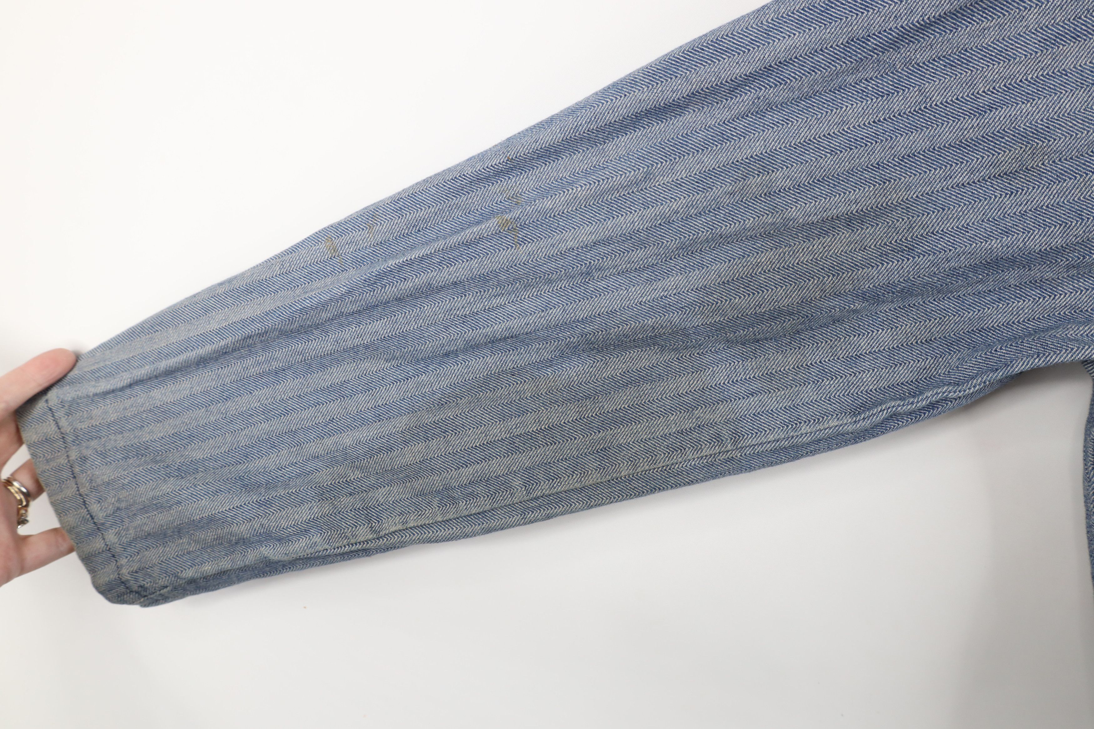 Walls Vintage 70s 80s Walls HBT Herringbone Twill Coveralls Bibs Size US 36 / EU 52 - 7 Thumbnail