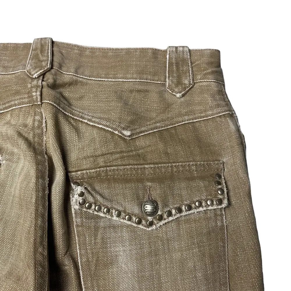 Schlussel Schlussel Flared Seawash Studded Distressed Jeans Size US 30 / EU 46 - 12 Thumbnail