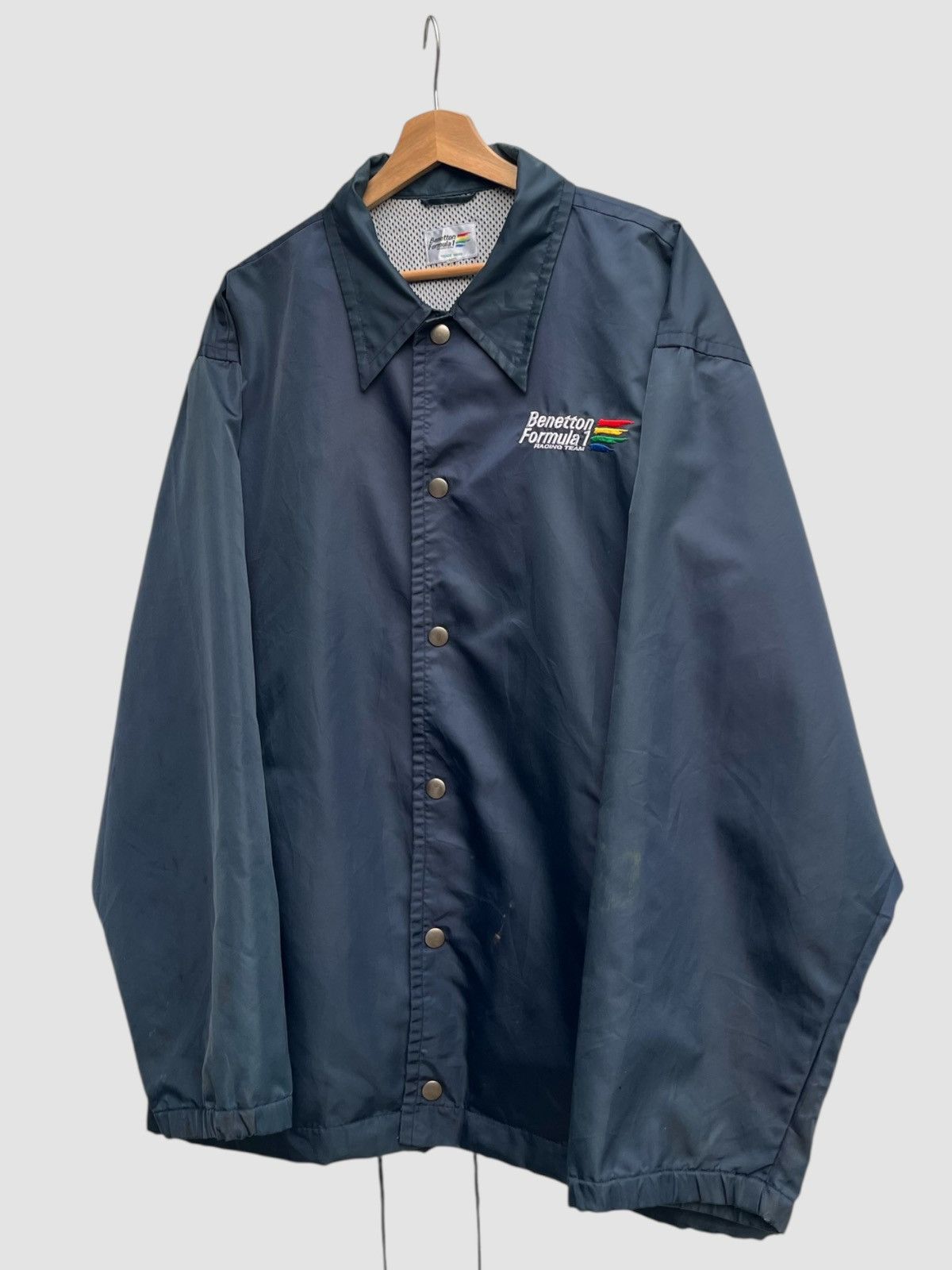 Benetton Vintage Benetton Formula 1 Coach Jacket Size US L / EU 52-54 / 3 - 7 Thumbnail