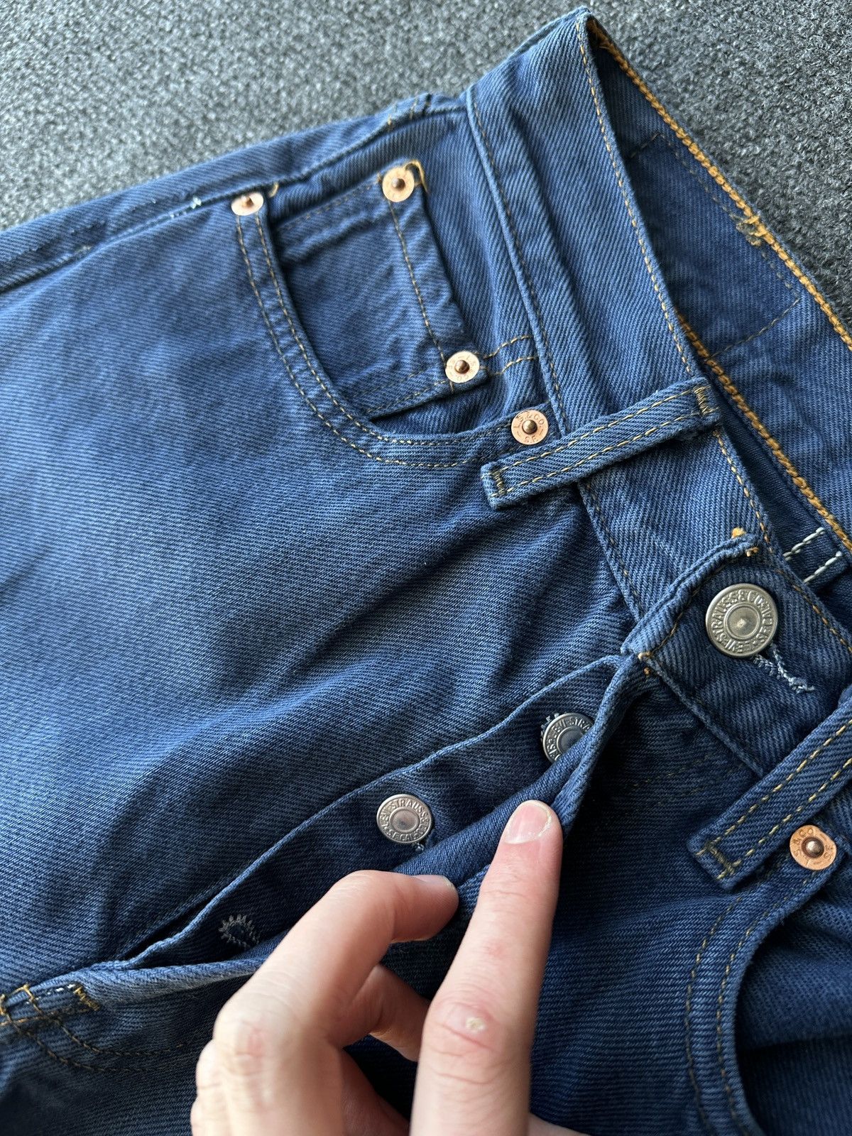 Levi's 🚨Vintage 90s Levis Jeans 501 Wash Denim Size 26" / US 2 / IT 38 - 7 Thumbnail