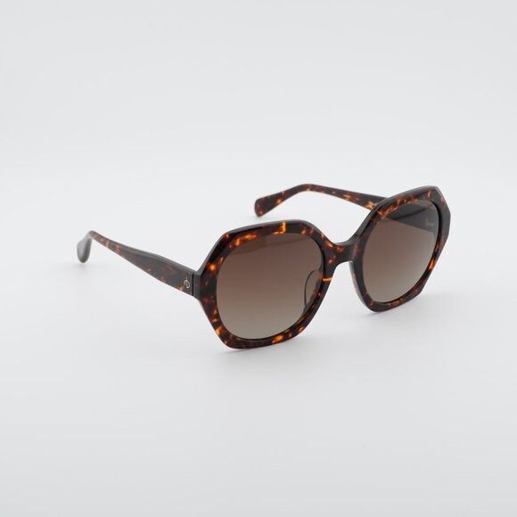 Rag & Bone Rag & Bone RNB1078/S 0086 HA Sunglasses Havana Frame Size ONE SIZE - 6 Thumbnail