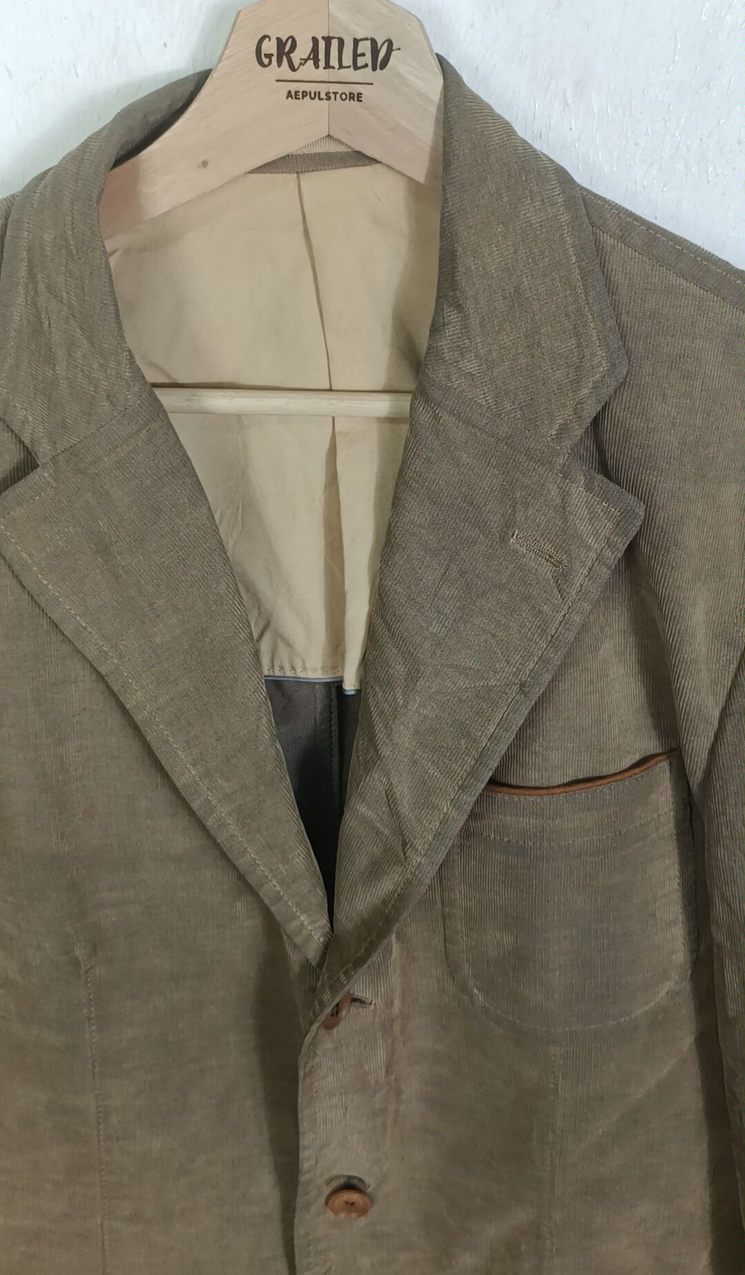 Lanvin Lanvin Collection Coduroy Coat/Blazer Size US M / EU 48-50 / 2 - 7 Thumbnail