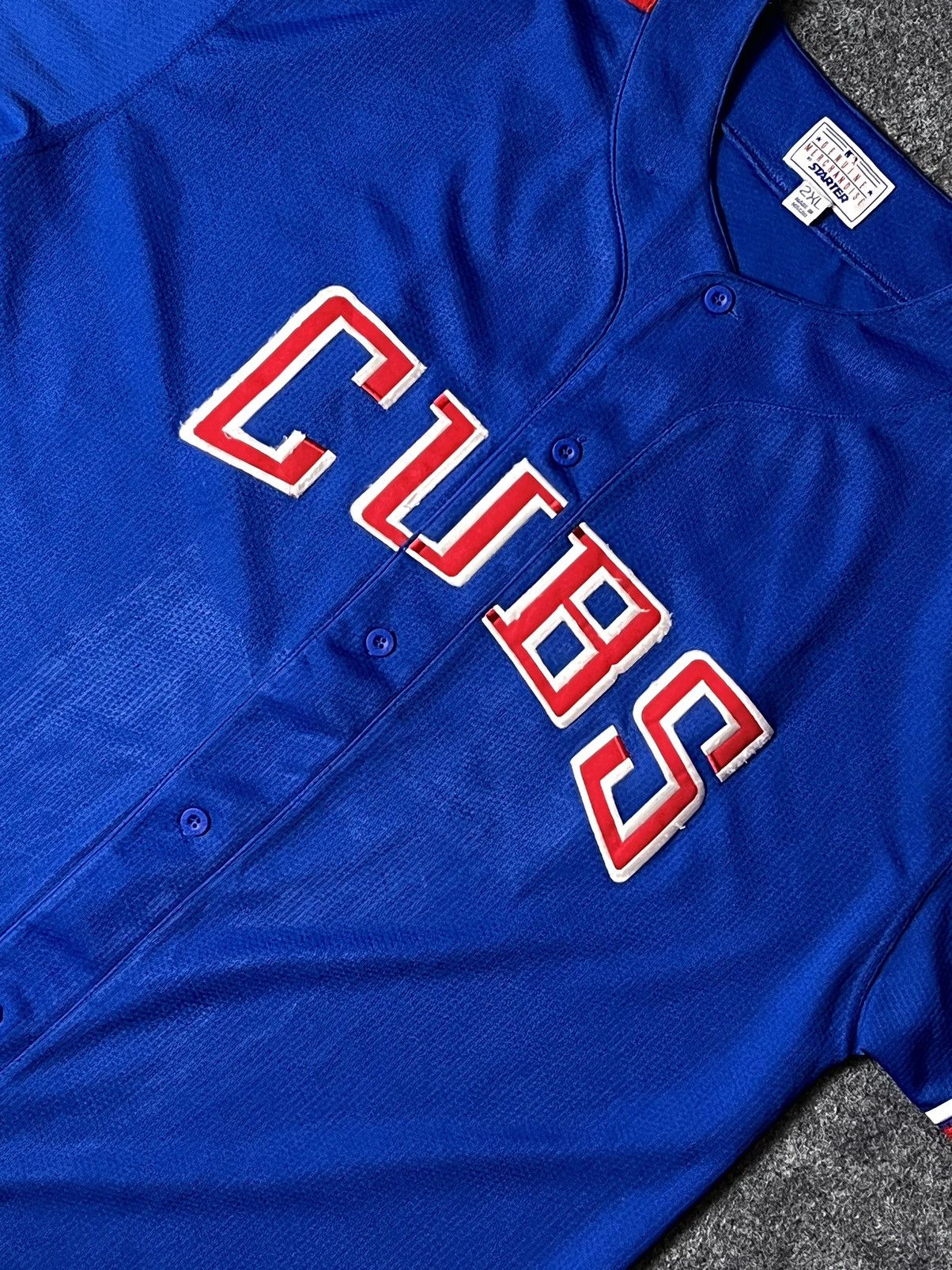 MLB × Starter × Vintage VINTAGE 90’S BASEBALL JERSEY MLB CHICAGO CUBS BY STARTER Size US XXL / EU 58 / 5 - 10 Thumbnail