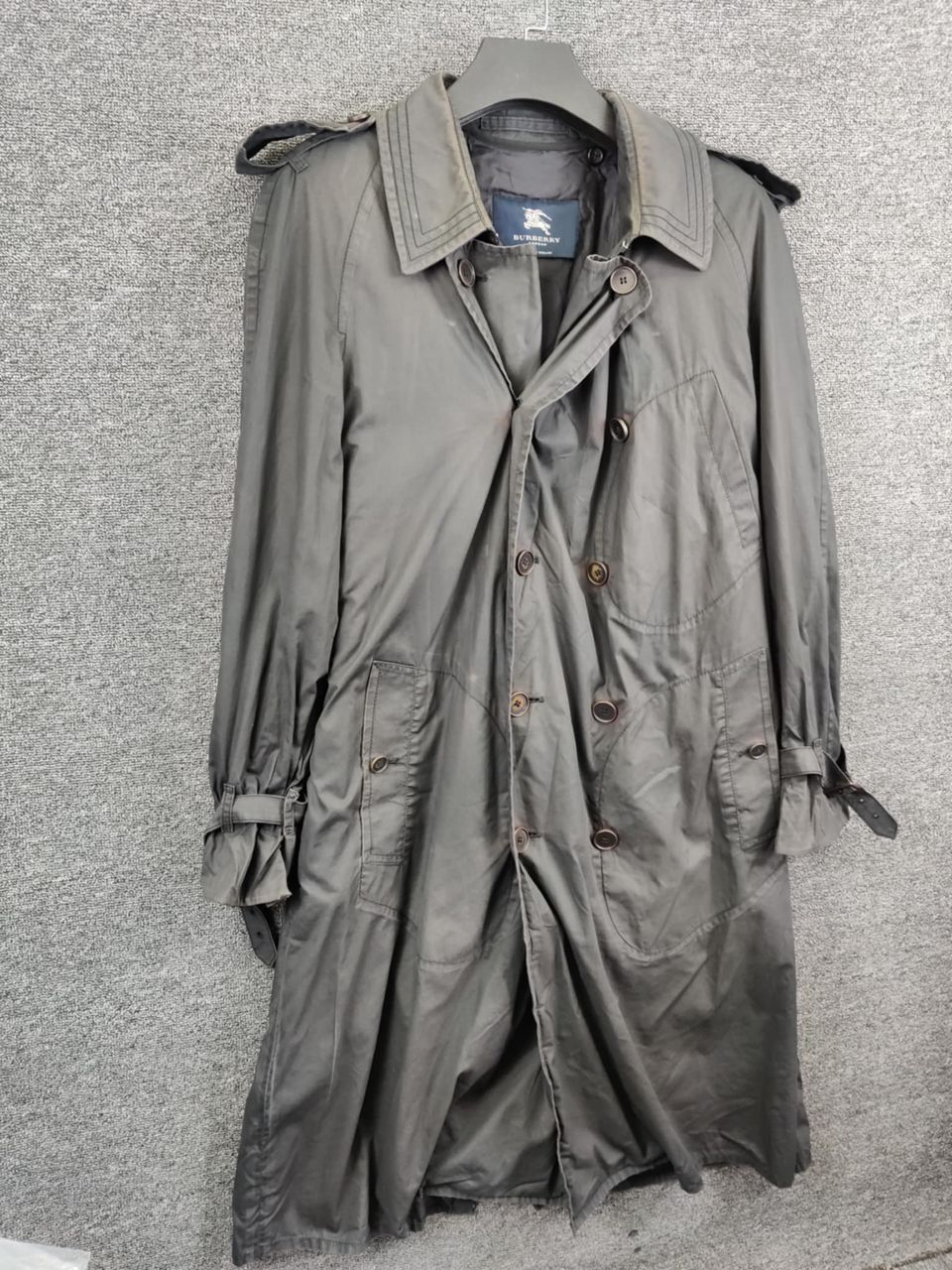 Burberry Vintage Burberry Double Breasted Trench Coat With Belted Size US L / EU 52-54 / 3 - 4 Thumbnail