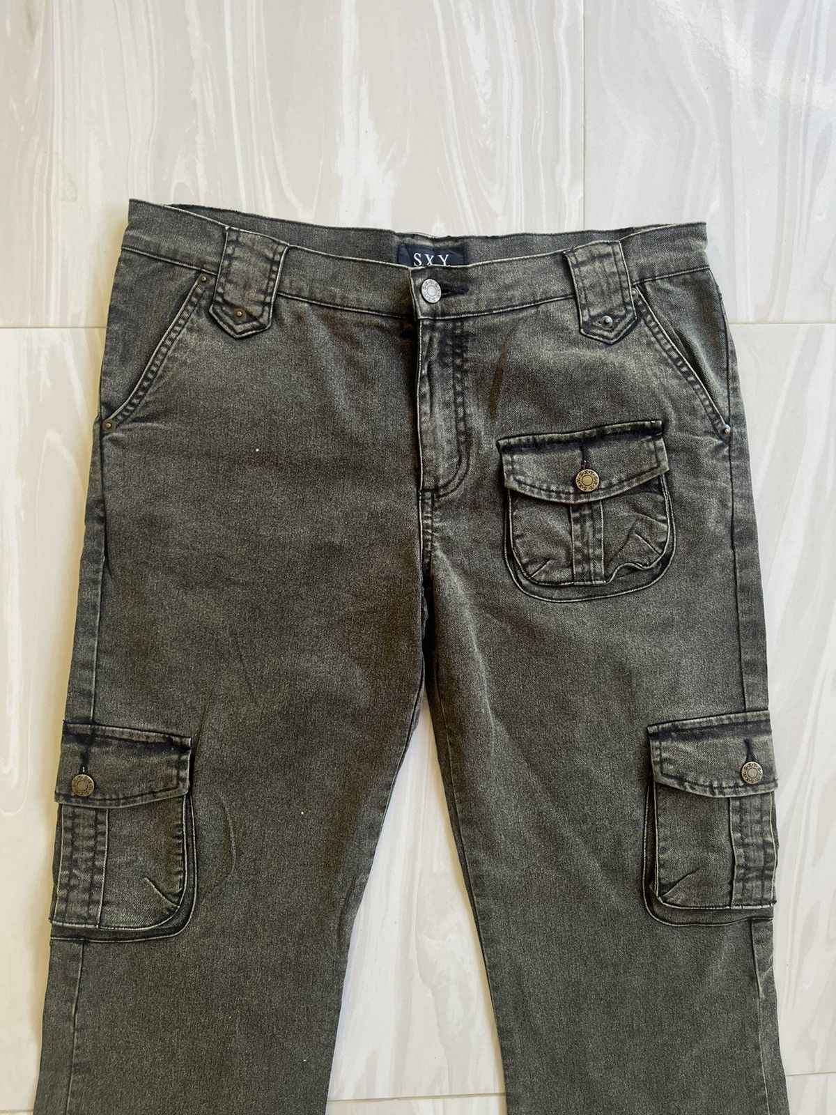 Hysteric Glamour × Japanese Brand Y2k S.X.Y. Flared denim Size US 34 / EU 50 - 2 Thumbnail
