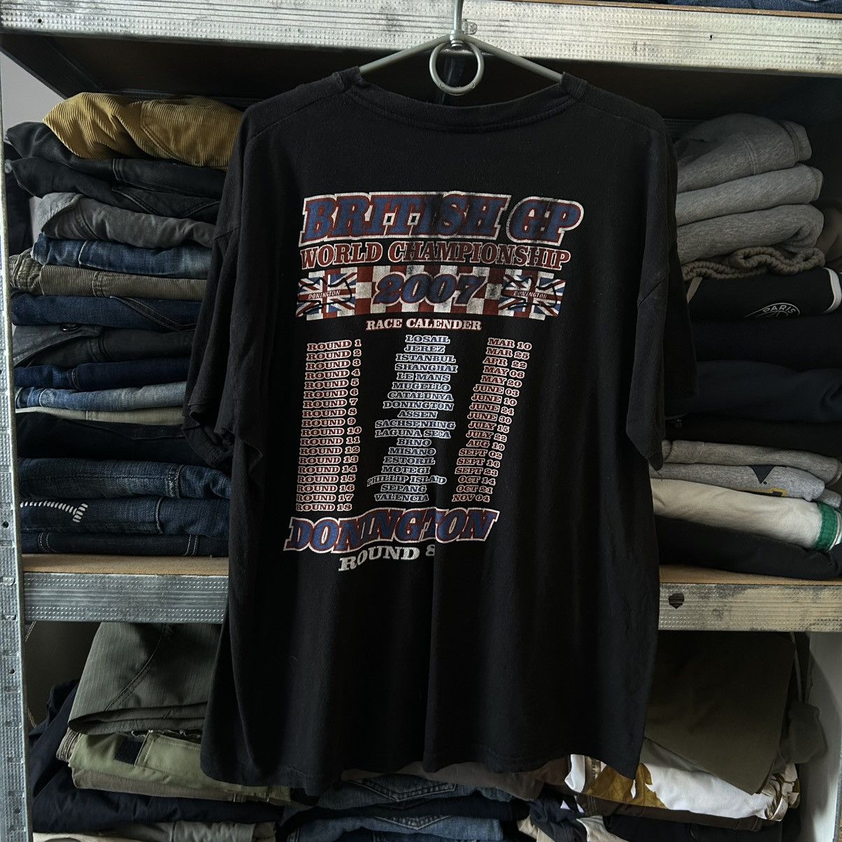 NASCAR Vintage British GP World Championship 2007 Racing tee size M Size US M / EU 48-50 / 2 - 9 Thumbnail