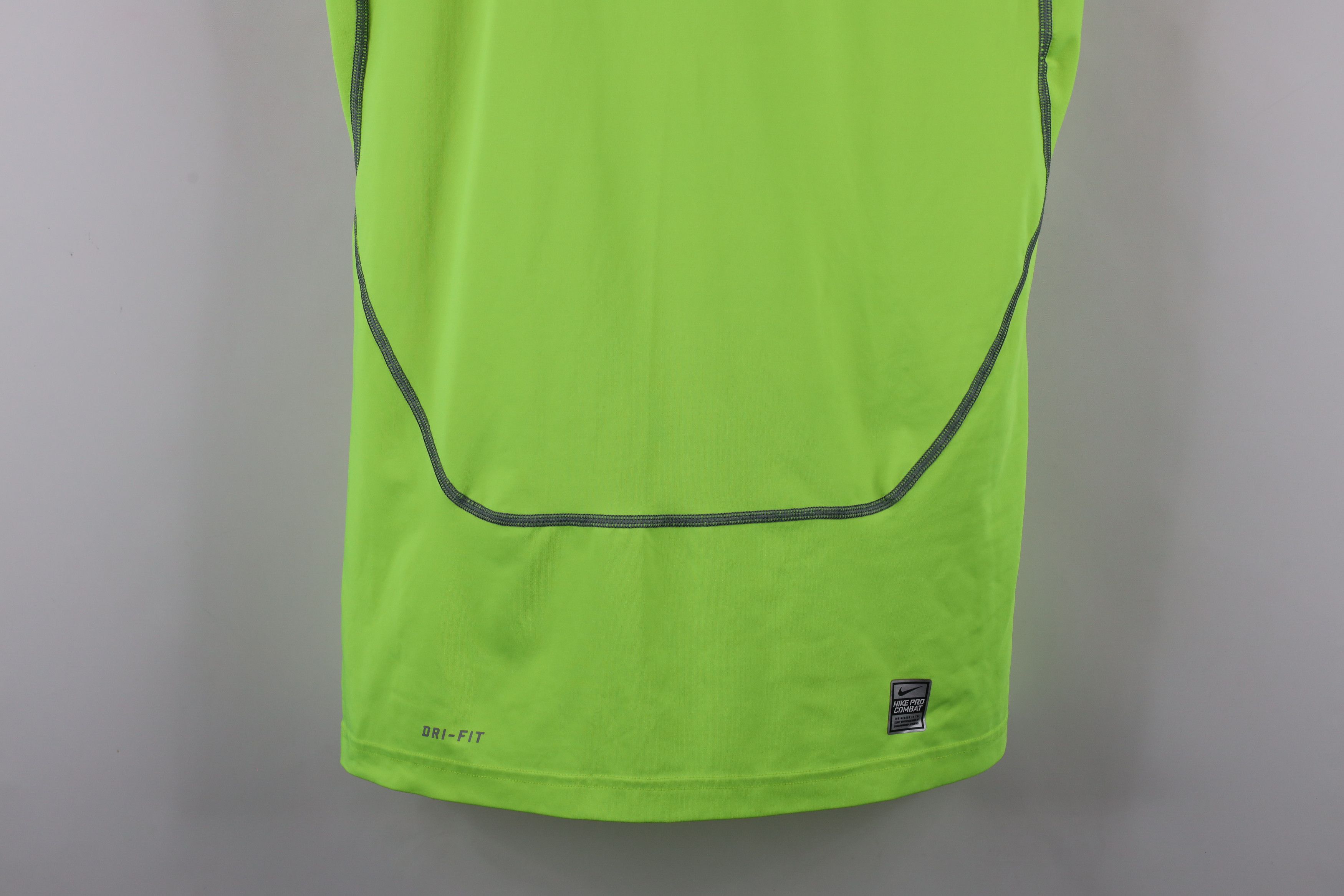 Nike × Vintage Nike Pro Combat Sleeveless Muscle Training T-Shirt Volt Size US XXL / EU 58 / 5 - 3 Thumbnail