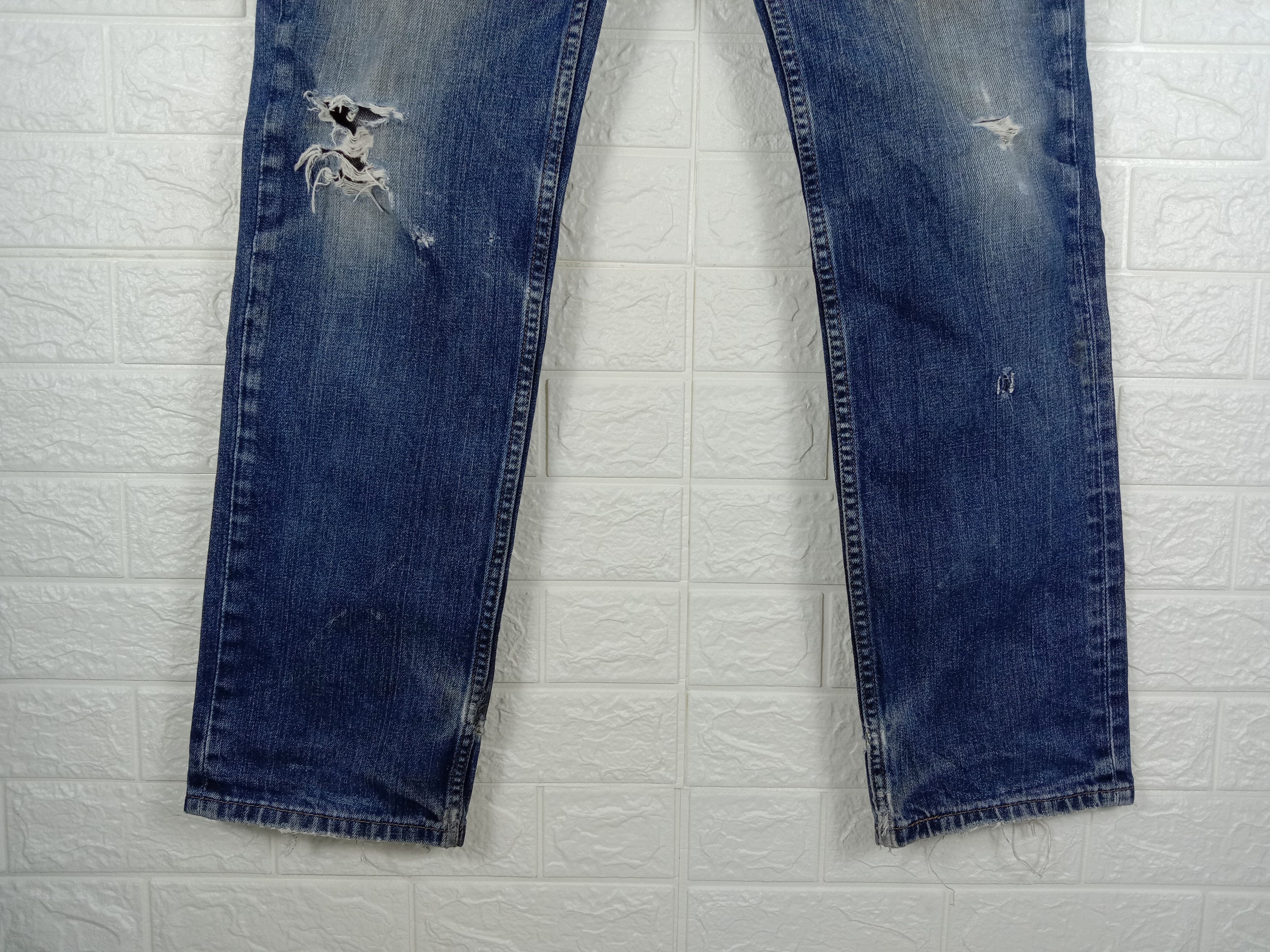 Levi's Vintage Levi's 514 Jeans Earth Tone Ripped Denim Size US 30 / EU 46 - 4 Thumbnail