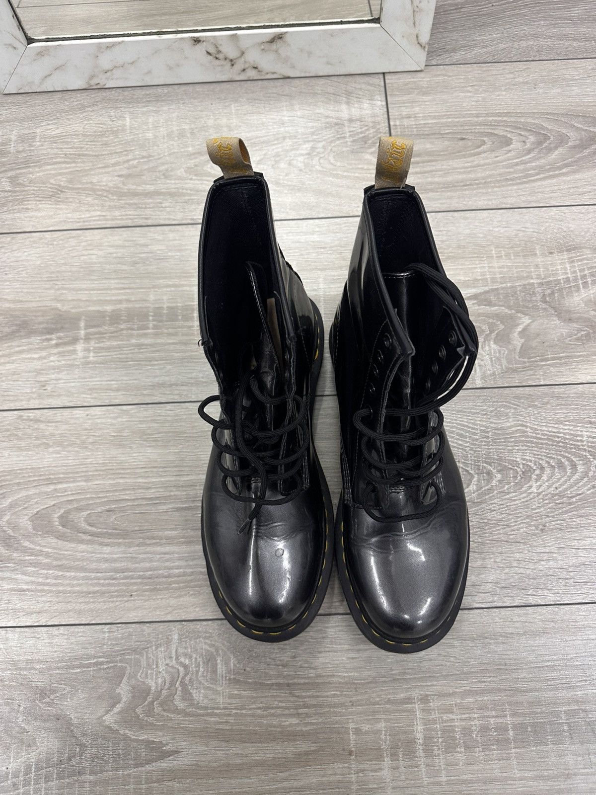 Dr. Martens Dr.Martens 1460 Vegan Chrome Boots Size US 9 / EU 42 - 4 Thumbnail