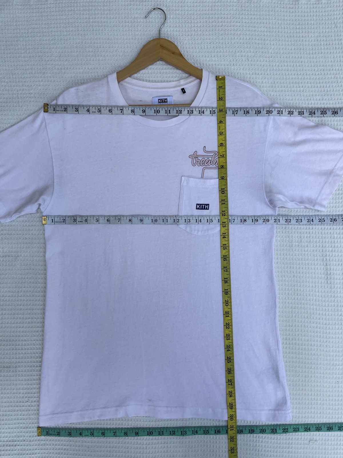 Kith LastDrop🔥Rare🔥Vtg KITH Treats Designed in New York Pocket Te Size US L / EU 52-54 / 3 - 14 Thumbnail