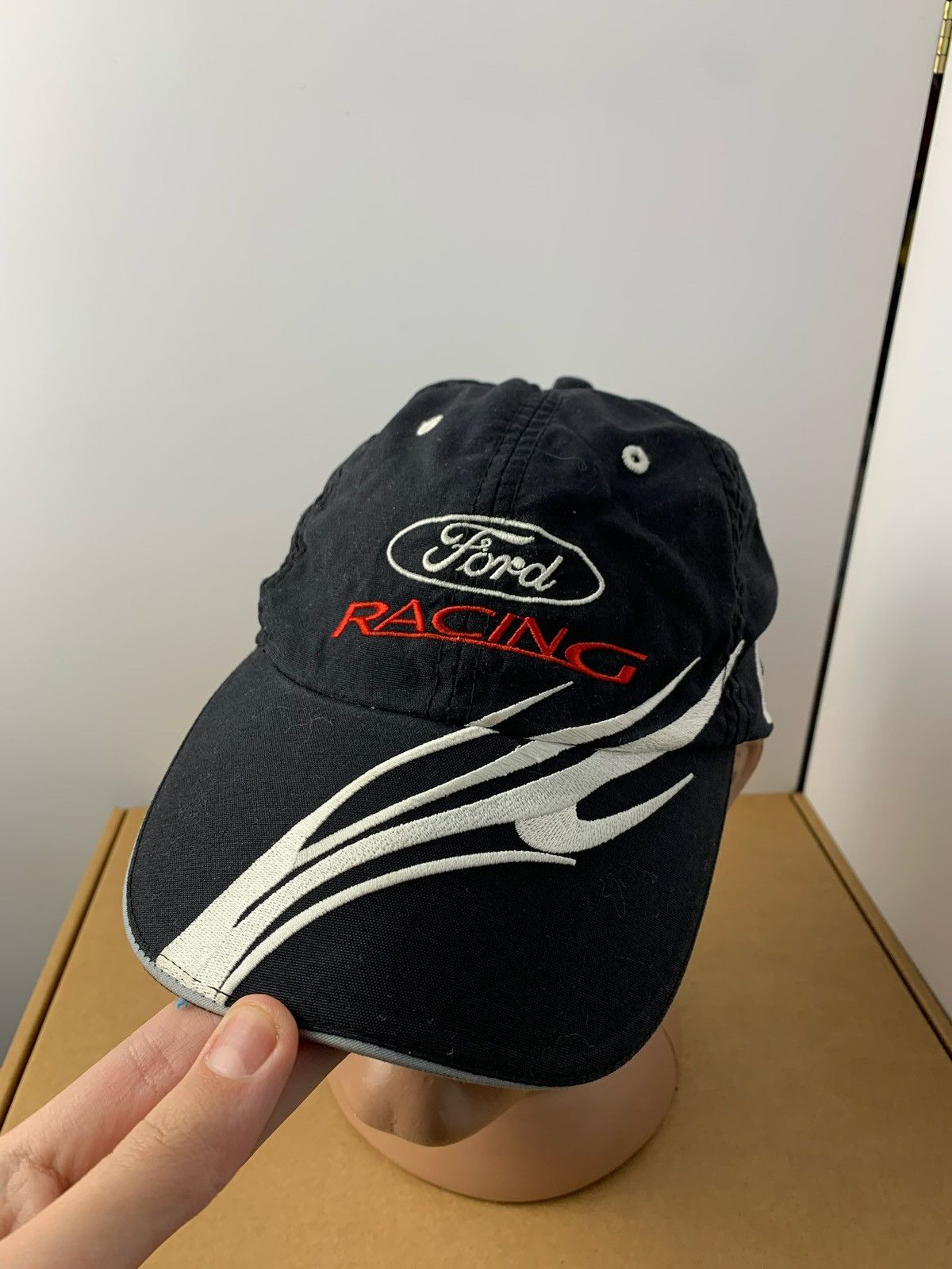 Ford × Vintage Vintage Racing cap ford big logo avant-garde Y2K Size ONE SIZE - 1 Thumbnail