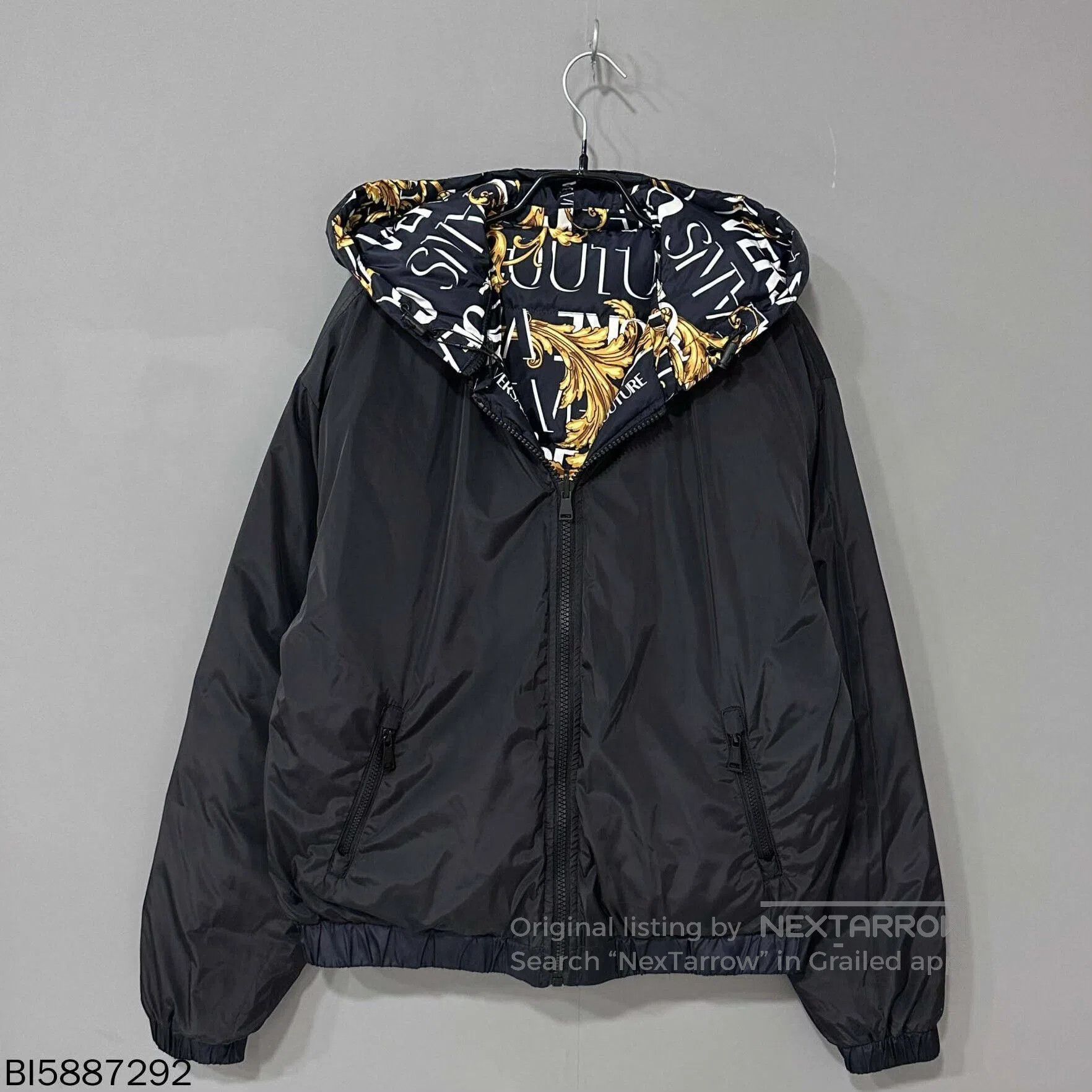 Versace reversible cotton jacket by gianni versace. Size US L / EU 52-54 / 3 - 7 Thumbnail