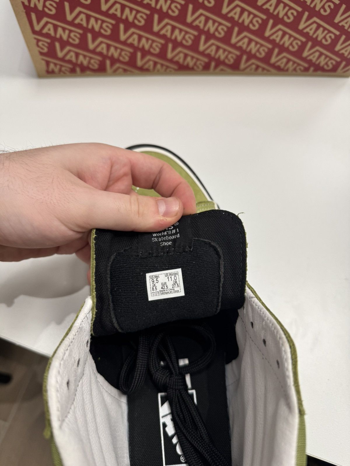 Patta × Vans Vans x patta hi olive 42,5 Size US 9.5 / EU 42-43 - 8 Thumbnail