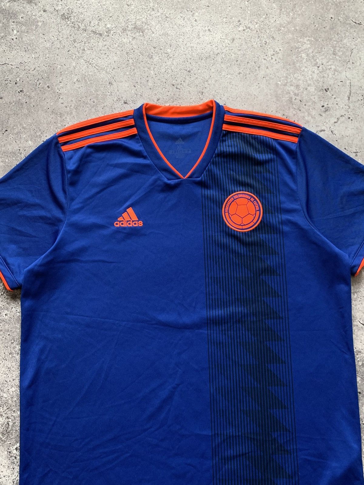 Adidas 🔥ADIDAS COLUMBIA 2018 WORLD CUP AWAY SOCCER JERSEY SHIRT Size US XL / EU 56 / 4 - 3 Thumbnail