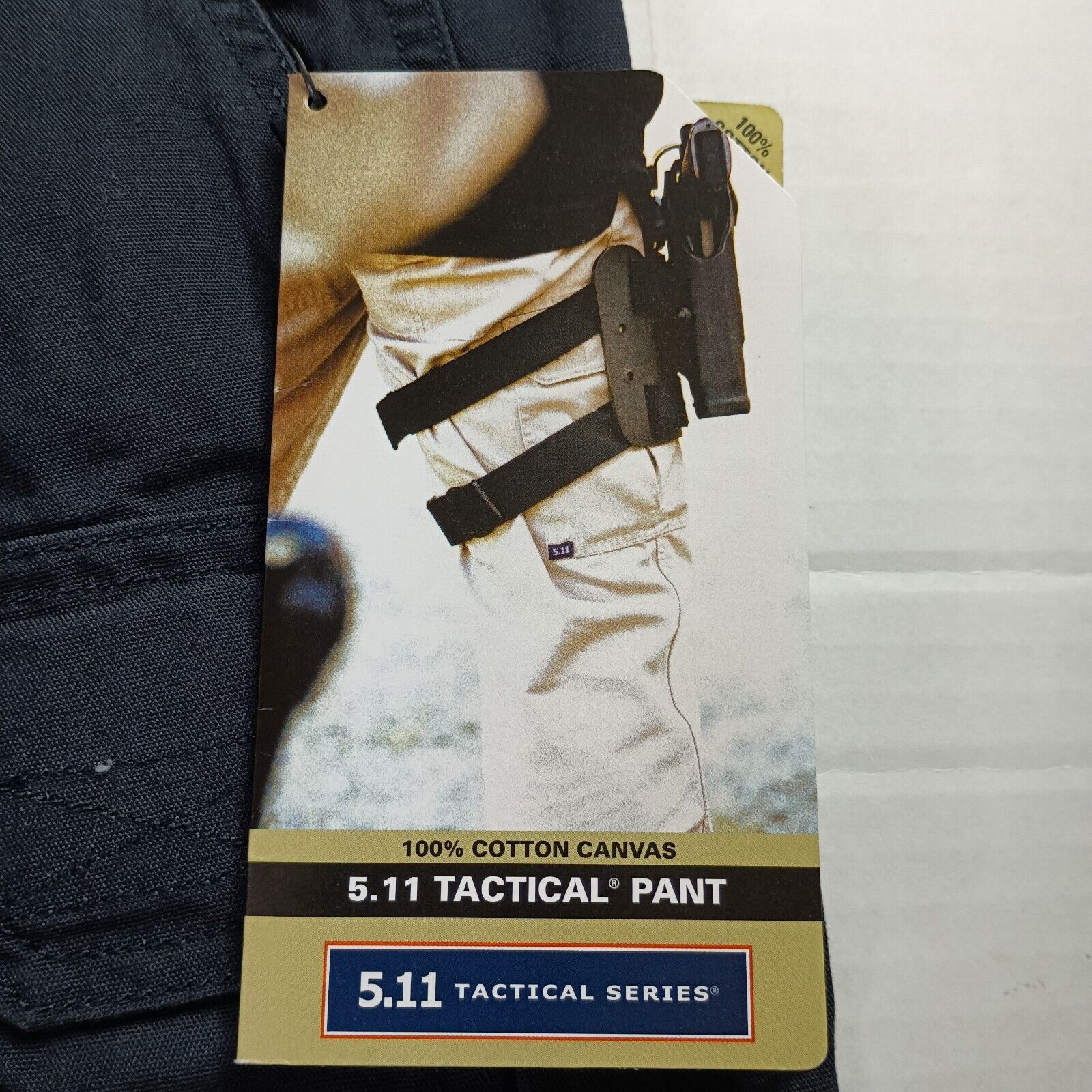 5.11 5.11 Tactical Series Pants Men's 44x36 Big Tall Black Canvas Size US 44 / EU 60 - 3 Thumbnail
